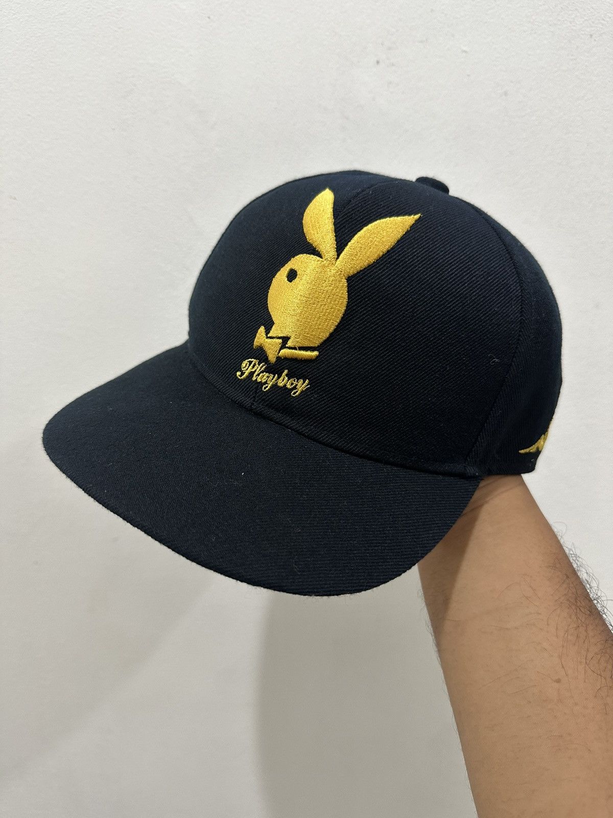 Playboy VTG Playboy Dark Disco Flat Brim Baseball Hat Size ONE SIZE - 2 Thumbnail