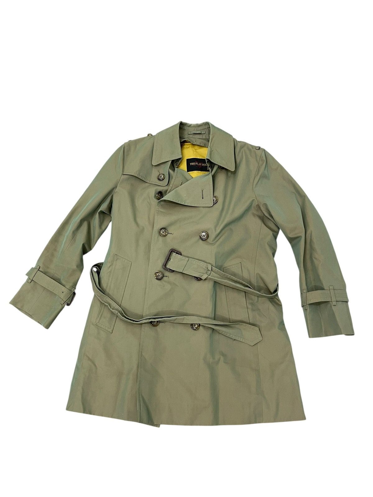 The Flat Head The Flat Head Trench Coat American Native Wool Lining 7🟩0 Size US M / EU 48-50 / 2 - 6 Thumbnail