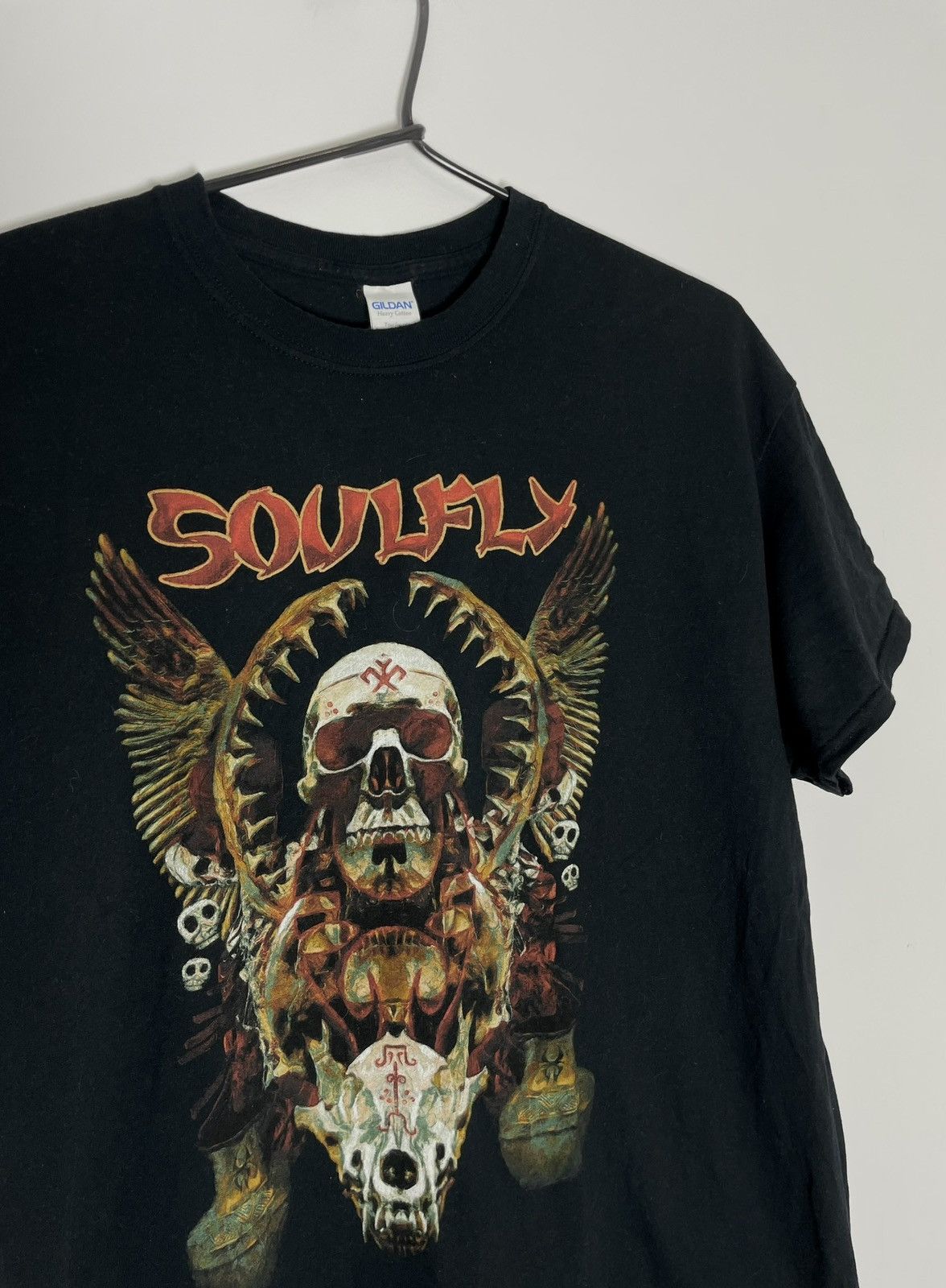 Vintage Vintage Soulfly Tshirt Size XL Black Size US XL / EU 56 / 4 - 3 Thumbnail