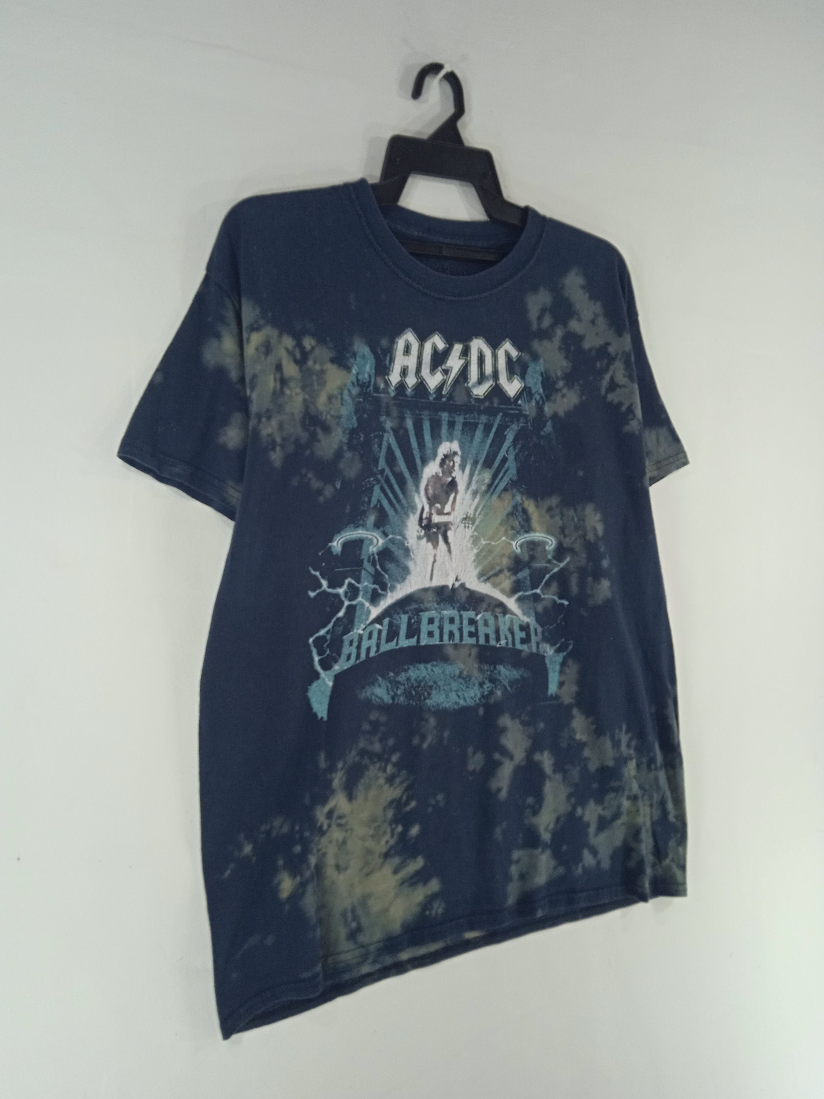 AC/DC × Band Tees × Vintage Vintage Acidwash Acdc 90's Bandtees Tshirt Size US M / EU 48-50 / 2 - 3 Thumbnail