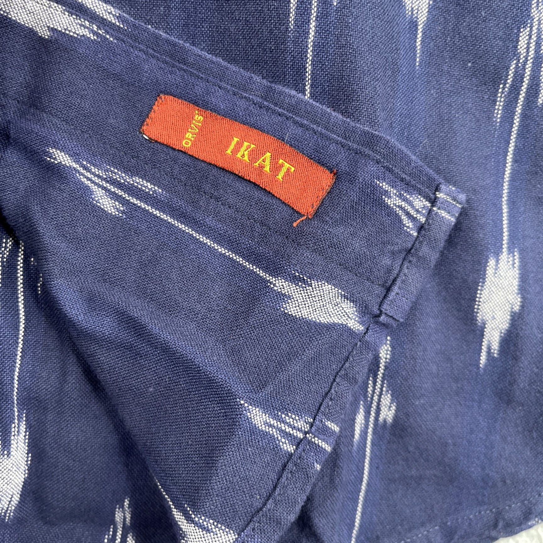 Orvis Orvis Arrow Print Casual Outdoor Shirt M Navy Short Sleeve Button Up Pocket Size US M / EU 48-50 / 2 - 5 Thumbnail