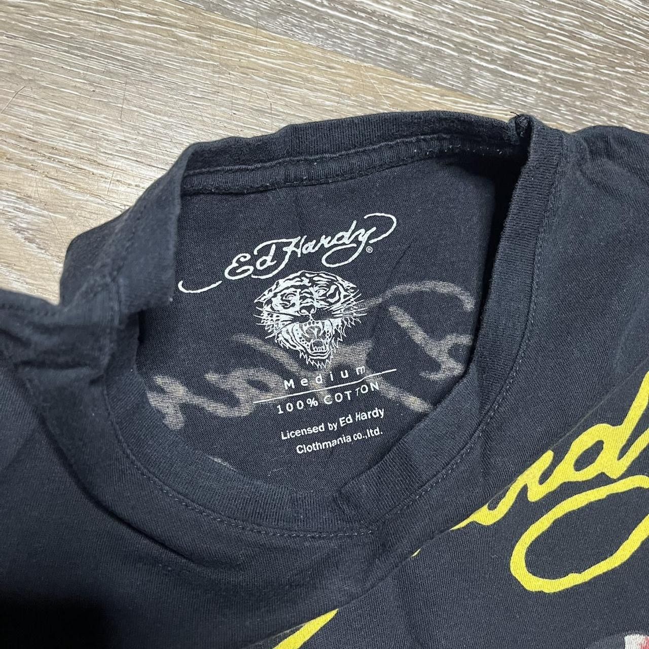 Ed Hardy × Vintage ed hardy love kills slowly skull tattoo tee Size US M / EU 48-50 / 2 - 6 Thumbnail