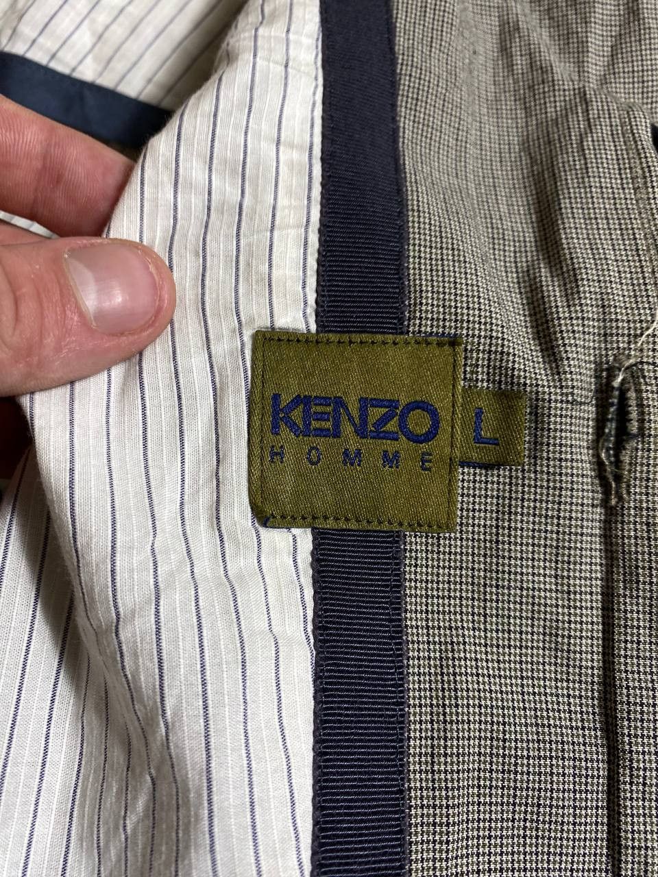 Kenzo × Vintage Vintage Kenzo Embroidery Logo Women’s Blazer Size L / US 10 / IT 46 - 2 Thumbnail
