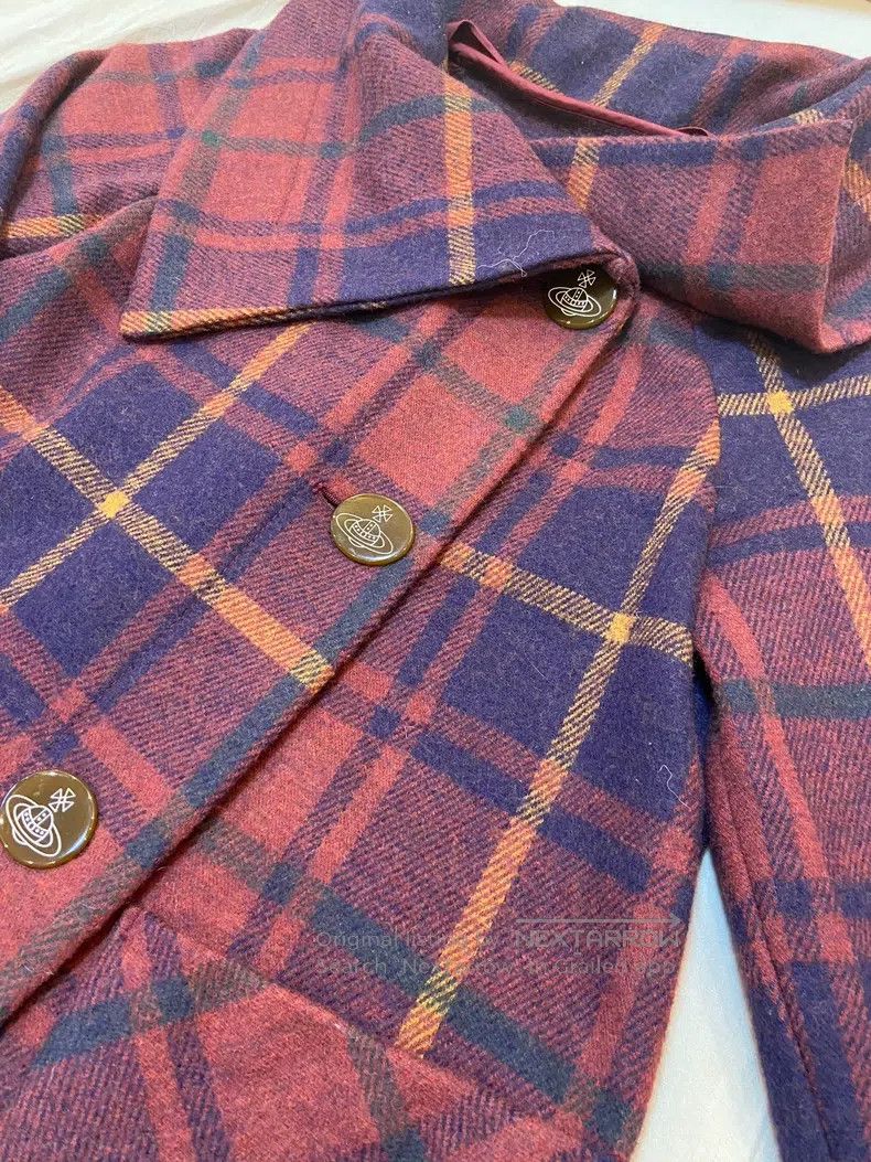 Vivienne Westwood Vivienne Westwood Red Plaid Coat Size M / US 6-8 / IT 42-44 - 2 Thumbnail