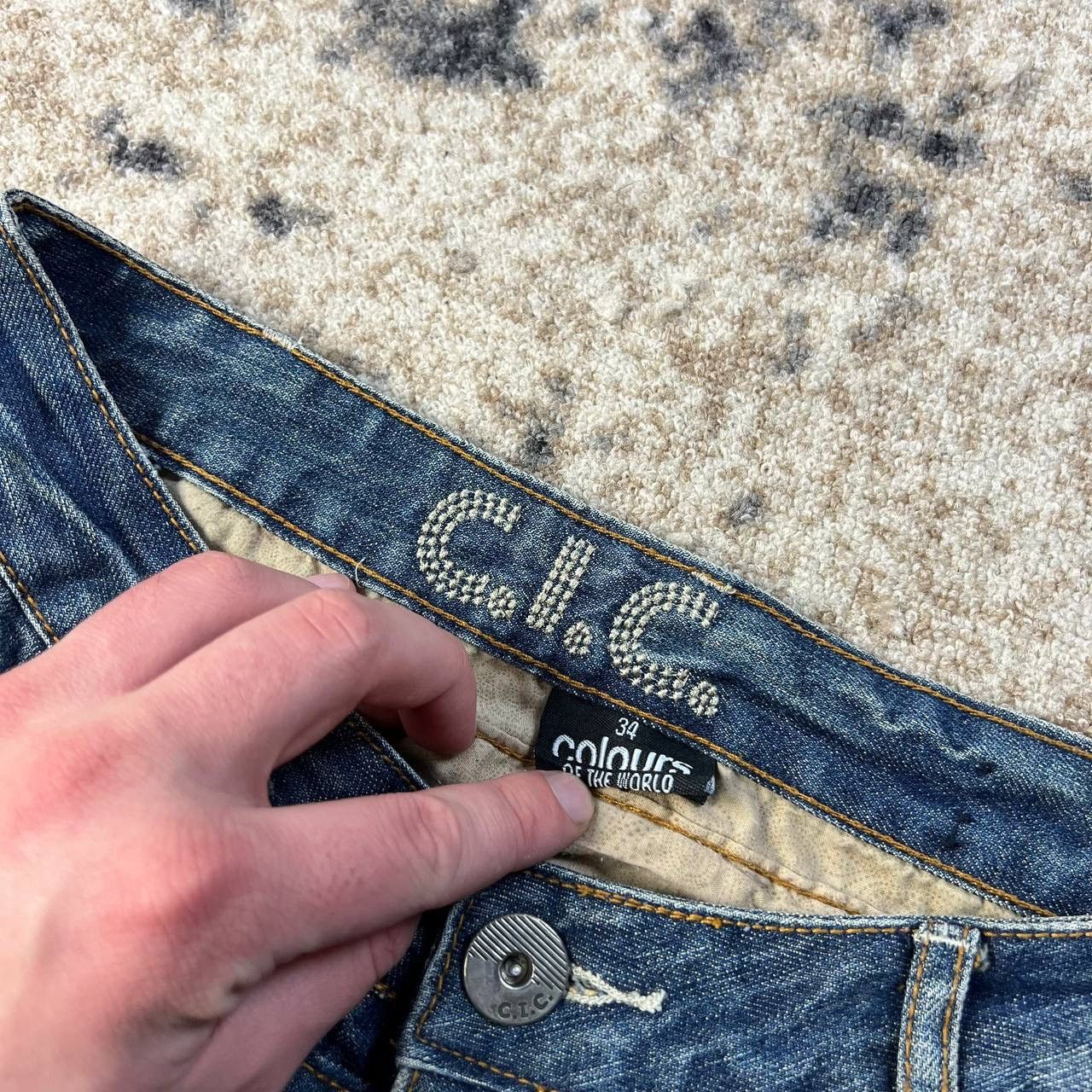 Japanese Brand Avant Garde Jqpanese Distressed Style Flared Jeans Size 27" / US 4 / IT 40 - 8 Thumbnail