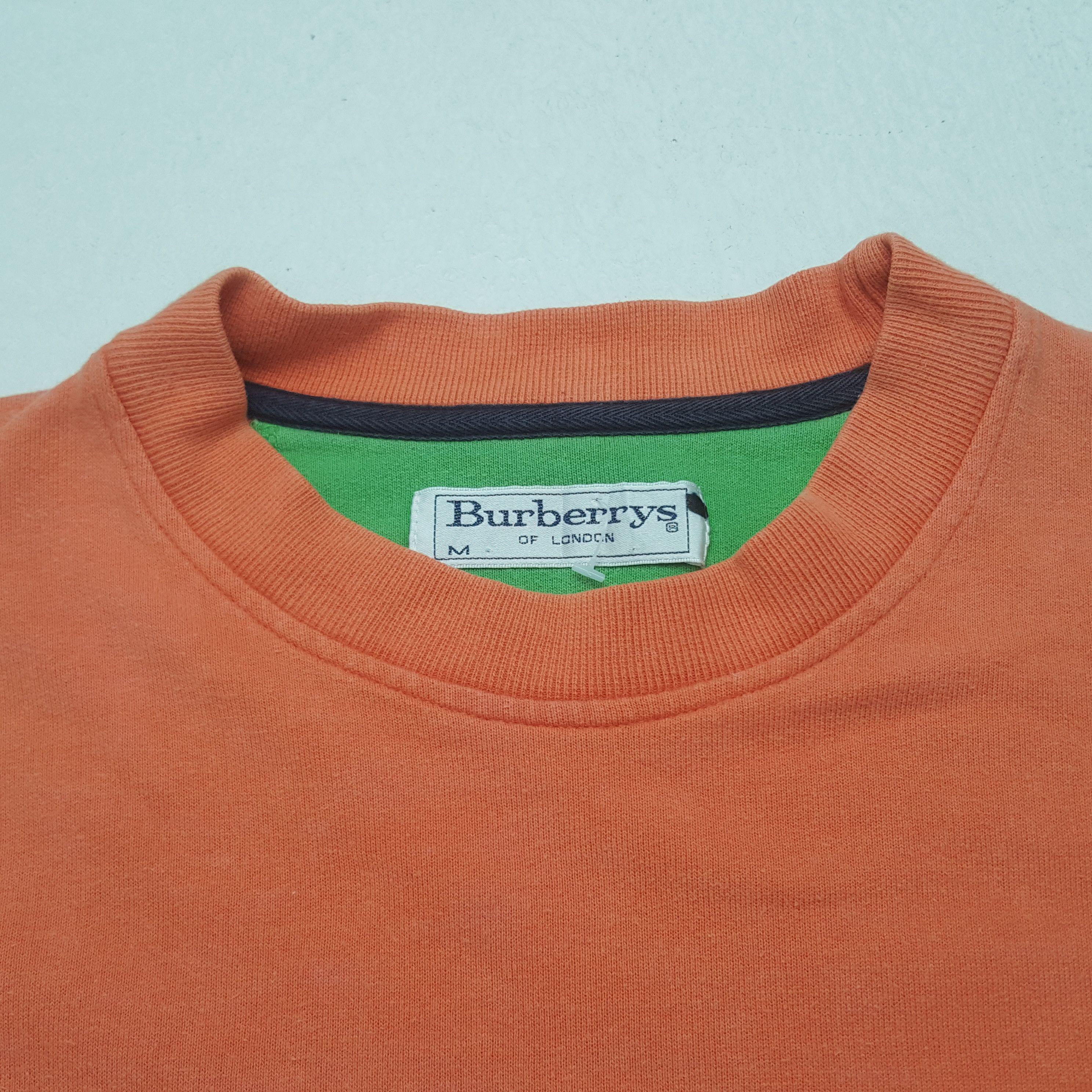 Burberry Vintage Burberrys Of London Spellout Sweatshirt RR12 Size US M / EU 48-50 / 2 - 5 Thumbnail