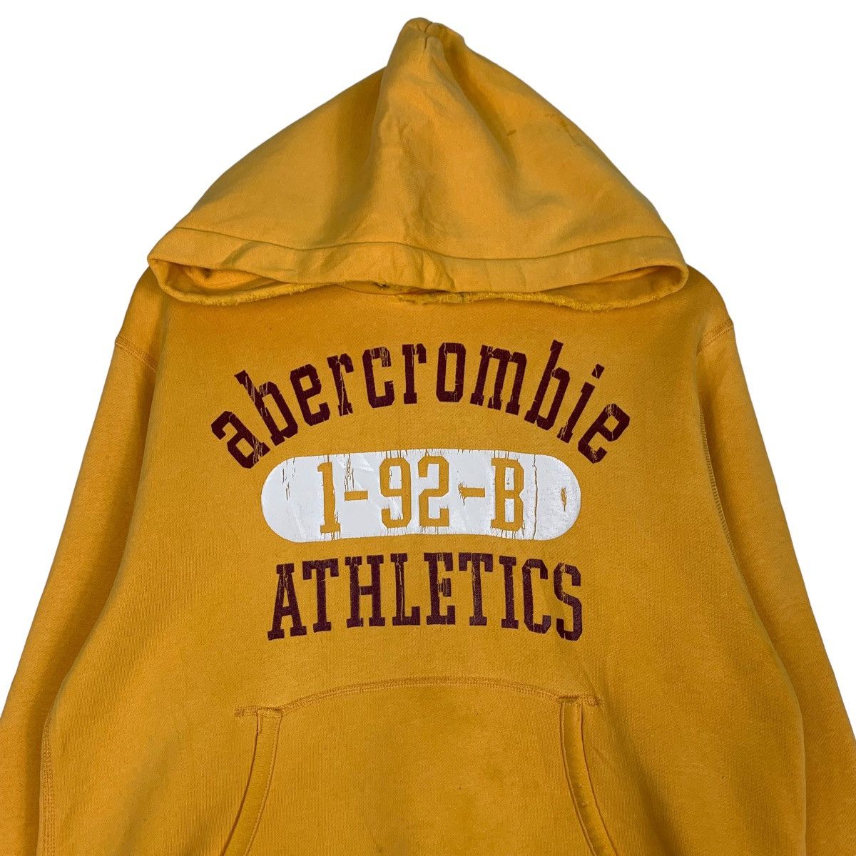 Abercrombie & Fitch Abercrombie Big Logo Yellow Pullover Hoodies #0724-C33 Size US L / EU 52-54 / 3 - 3 Thumbnail