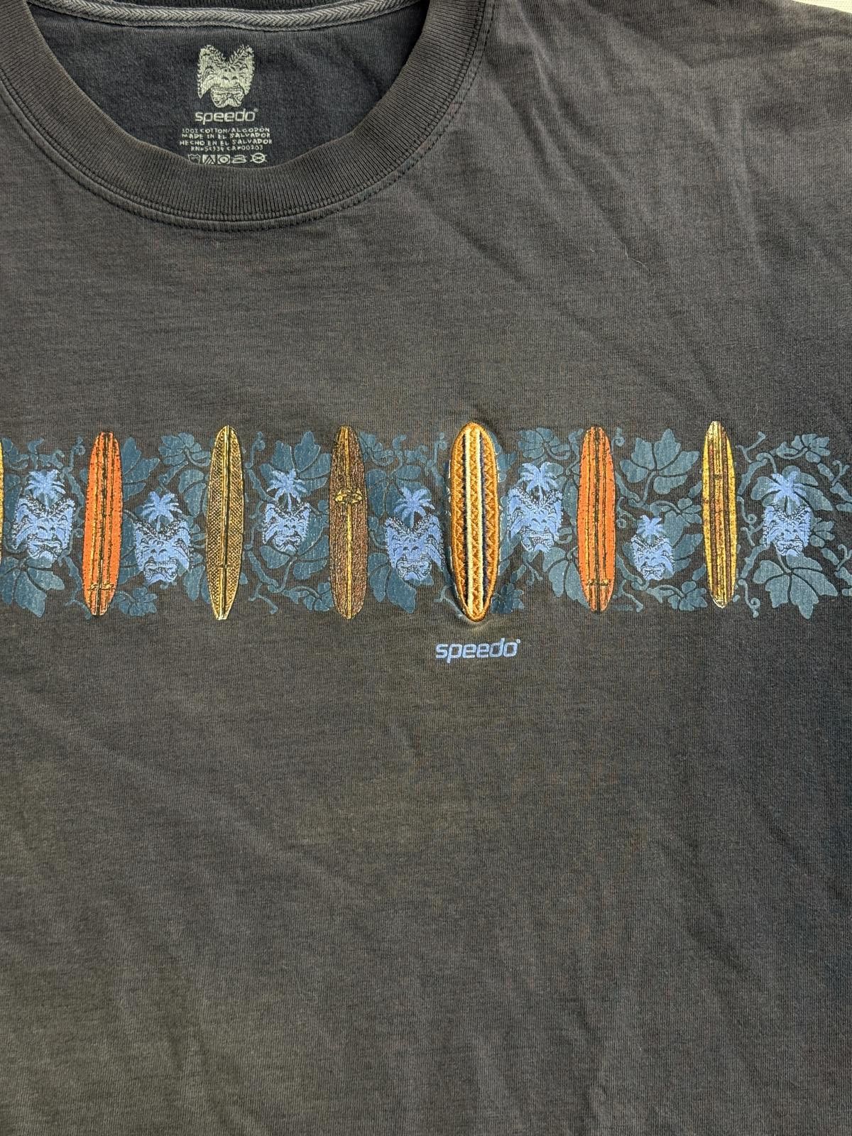 Speedo Faded Y2K Speed Surfing T-shirt Longboard Surfboards Wrap XL Size US XL / EU 56 / 4 - 4 Thumbnail