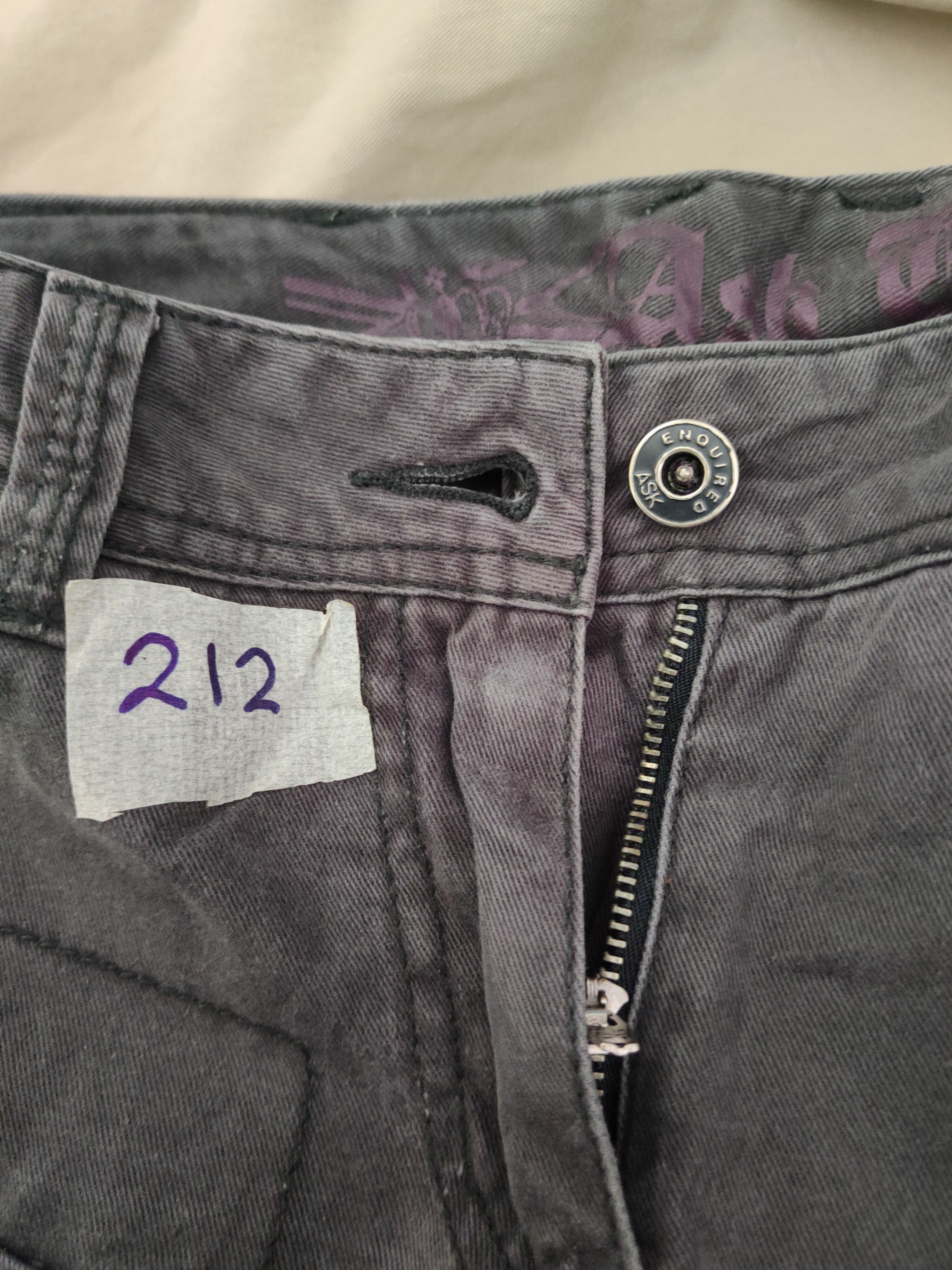 Ask Enquired Dark Gray Multipocket Tactical Cargo Pants #212