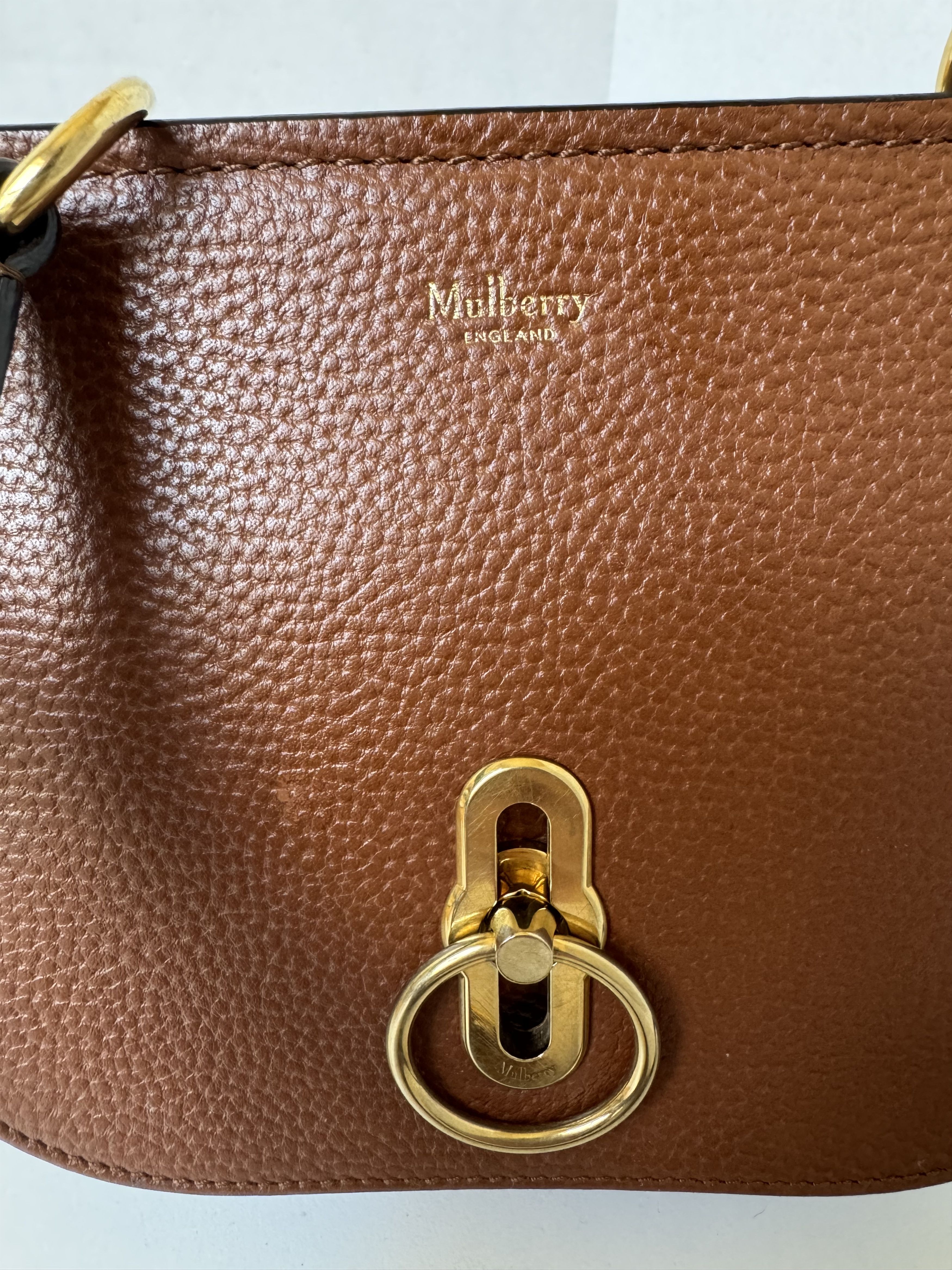Mulberry Mulberry Amberley Crossbody – Brown Grained Leather Size ONE SIZE - 9 Thumbnail