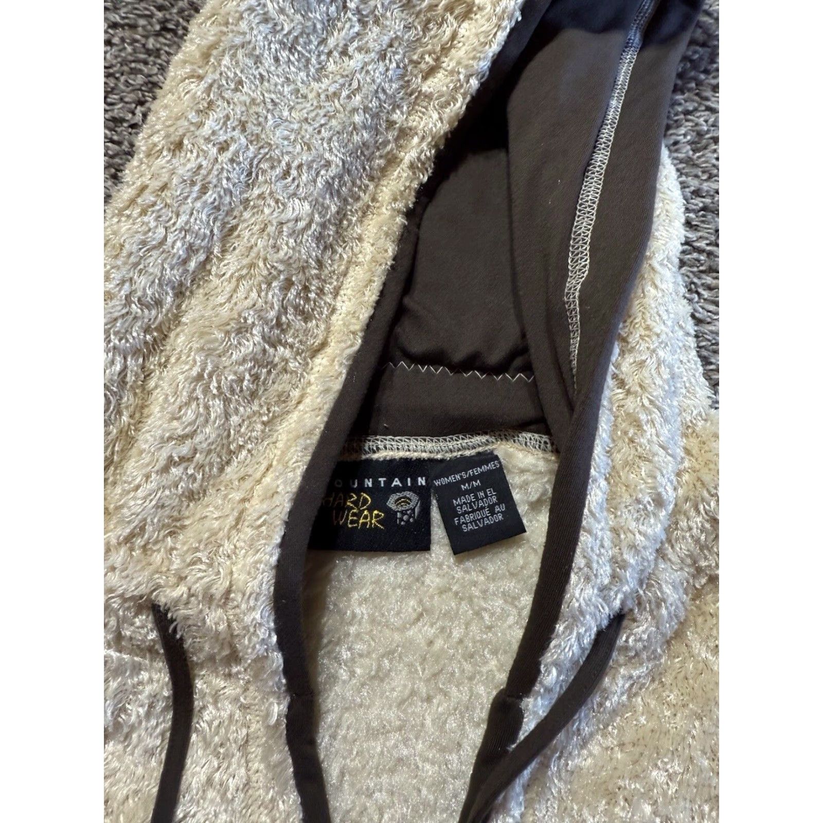 Mountain Hardwear Mountain Hardwear Womens Hoodie Pullover Size Medium Brown Fleece Sherpa Size M / US 6-8 / IT 42-44 - 2 Thumbnail