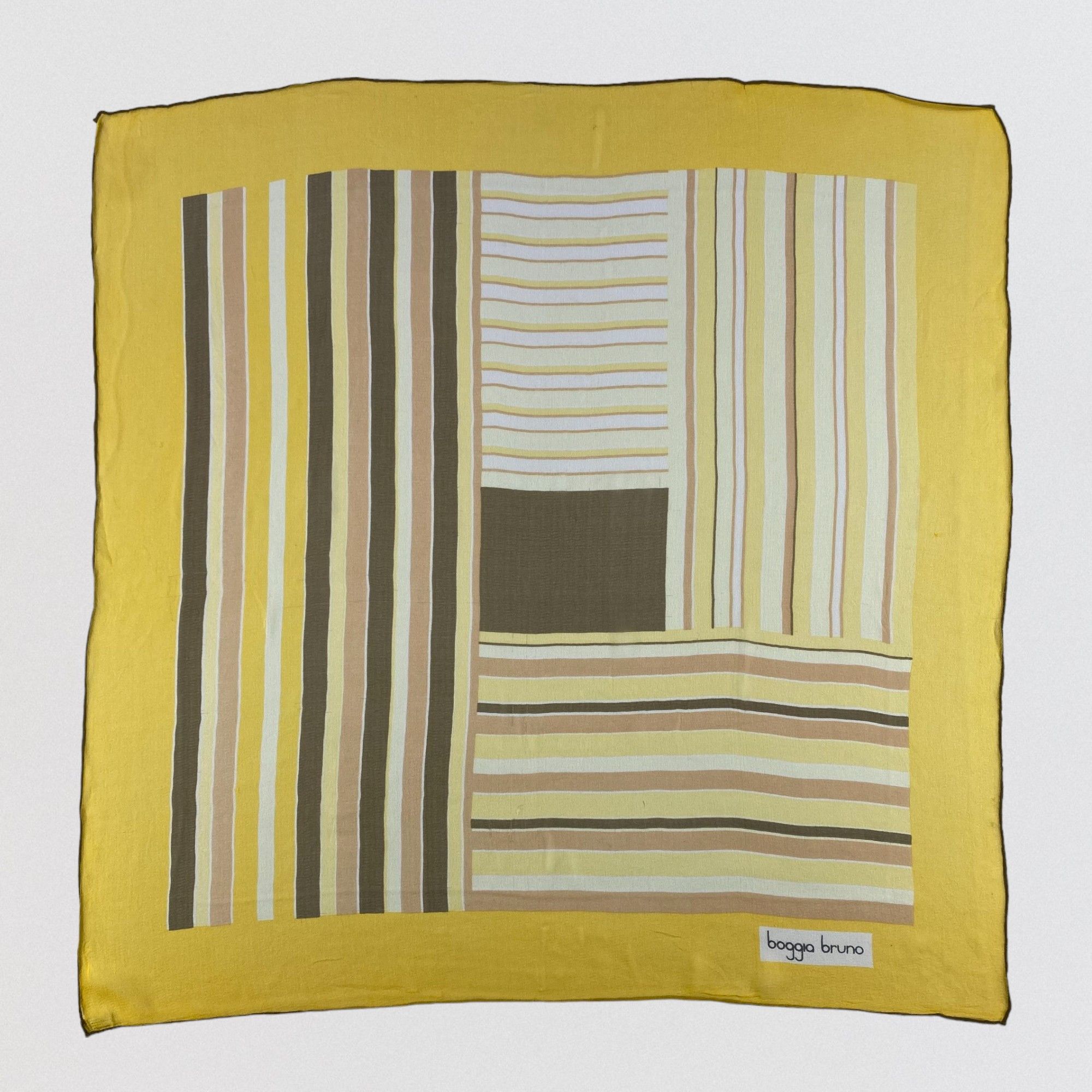 Japanese Brand × Vintage Vintage Baggia Bruno Silk Scarf SS044 Size ONE SIZE - 1 Thumbnail