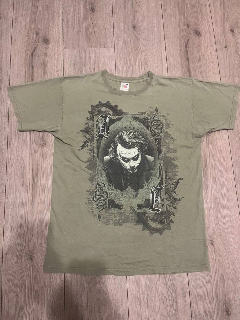 DC Comics × Fruit Of The Loom × Vintage Batman Dark Knight Heath Ledger Joker Card Vintage t shirt Size US L / EU 52-54 / 3 - 1 Thumbnail
