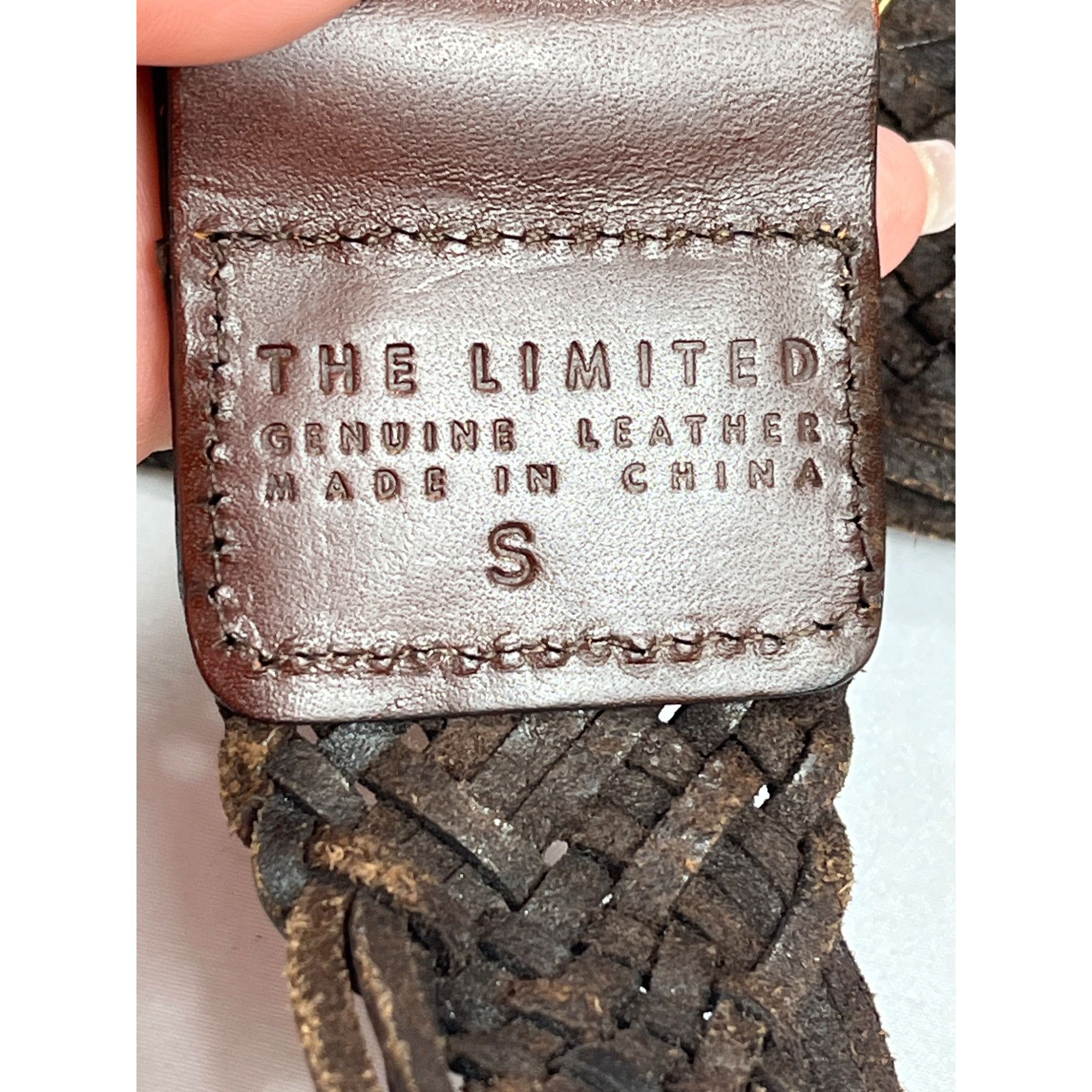 Designer The Limited SKU 7891 Womens Genuine Leather Braided Belt Wit Size ONE SIZE - 3 Thumbnail