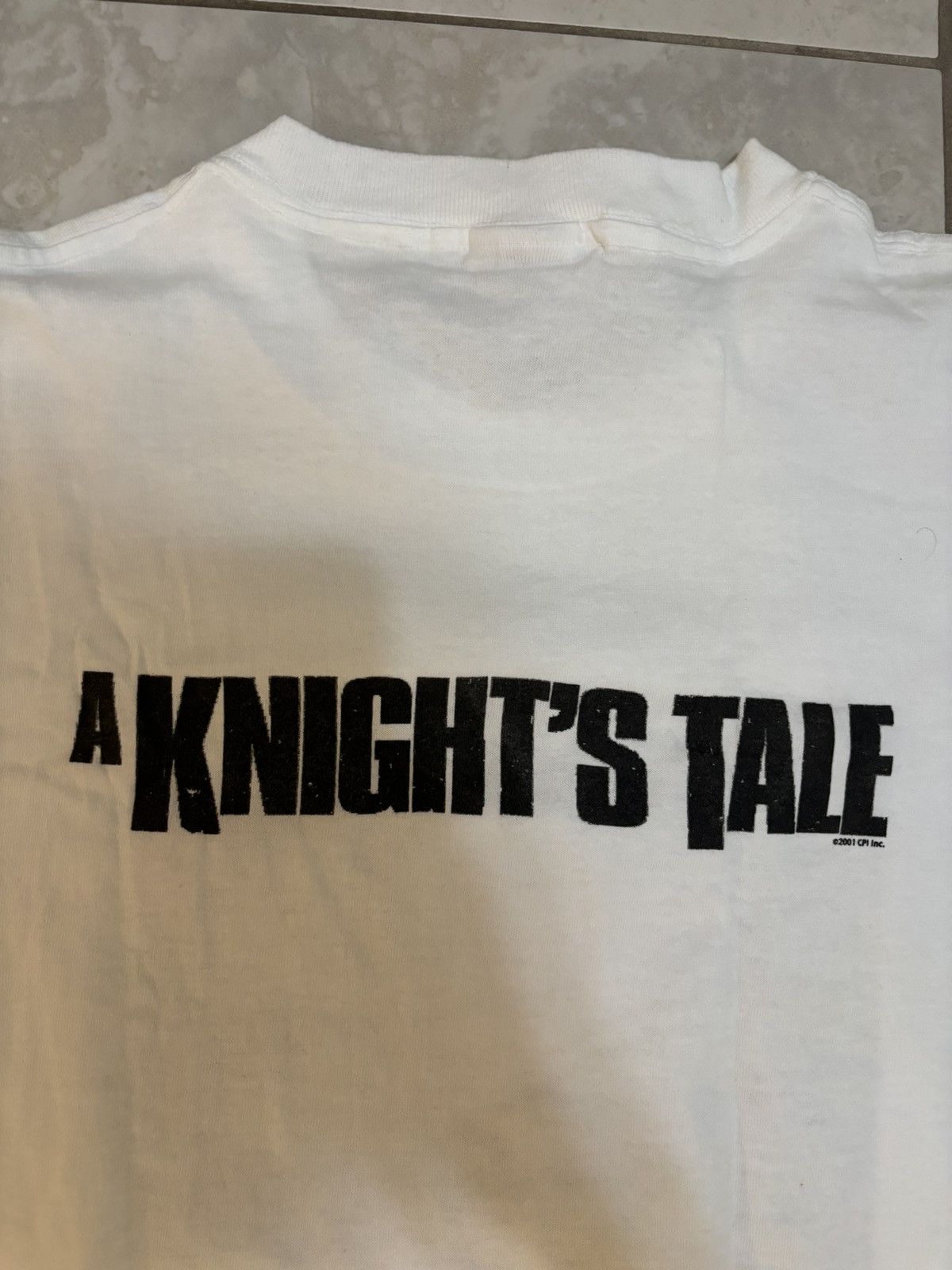 Vintage Rare Vintage A Knight’s Tale Heath Ledger Movie T Shirt Size US XL / EU 56 / 4 - 12 Thumbnail