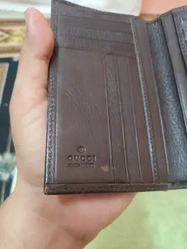 Leather × Vintage OLD Vintage Leather (G u c c i) Wallet with Steel Logo Size ONE SIZE - 24 Thumbnail