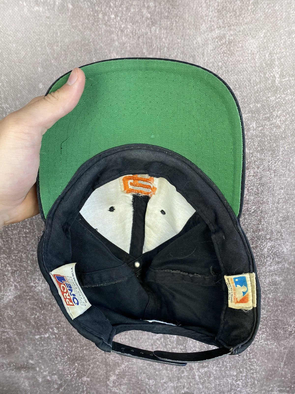 Vintage Vintage San Francisco Giants Hat Black pro one Baseball 90s Size ONE SIZE - 5 Thumbnail