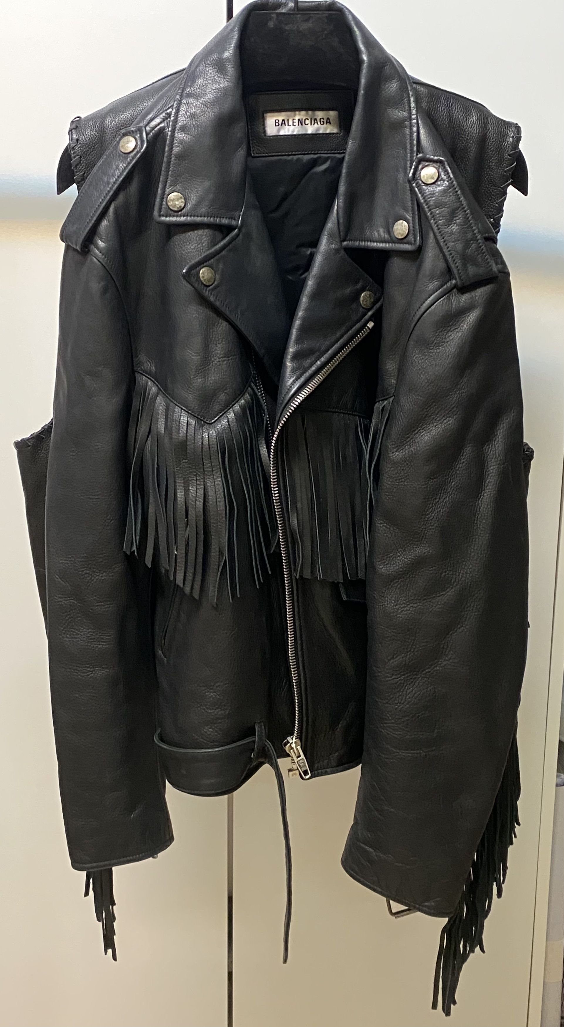 Balenciaga BALENCIAGA 2017 Runway 3-way biker jacket Size US XXS / EU 40 - 6 Thumbnail