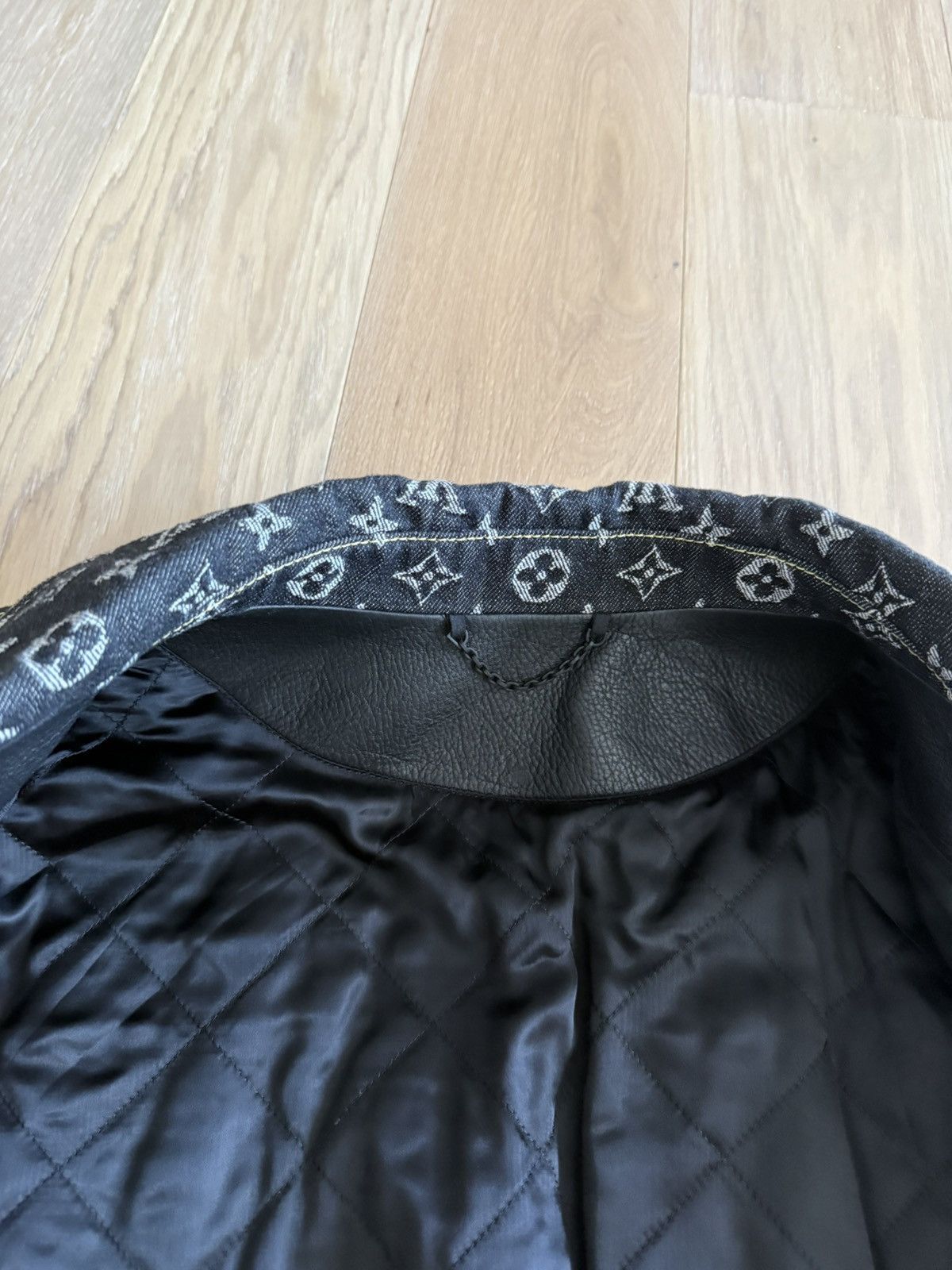 Louis Vuitton × Nigo Louis Vuitton Leather Jacket Denim Patchwork - NIGO Size US XL / EU 56 / 4 - 5 Thumbnail