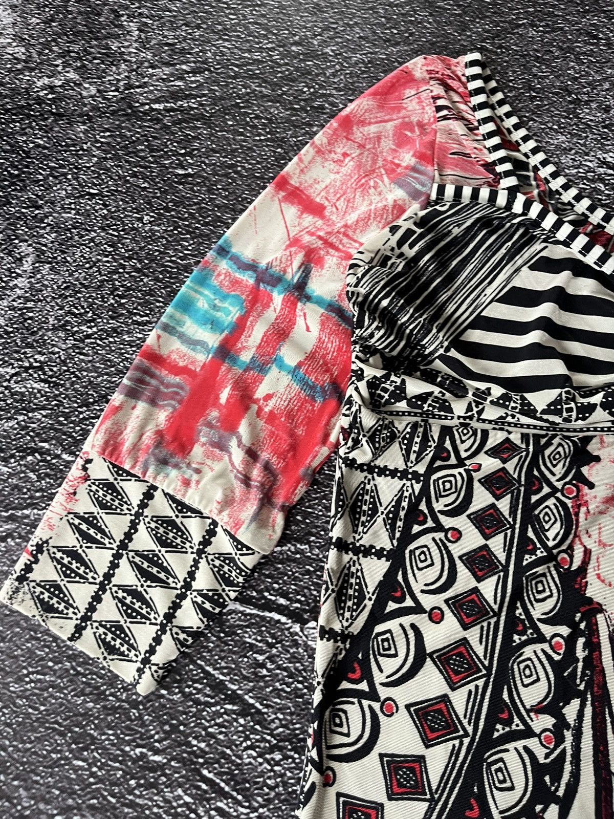 Japanese Brand Save the Queen Mesh Long Sleeve Like Jean Paul Gaultier Size M / US 6-8 / IT 42-44 - 4 Thumbnail