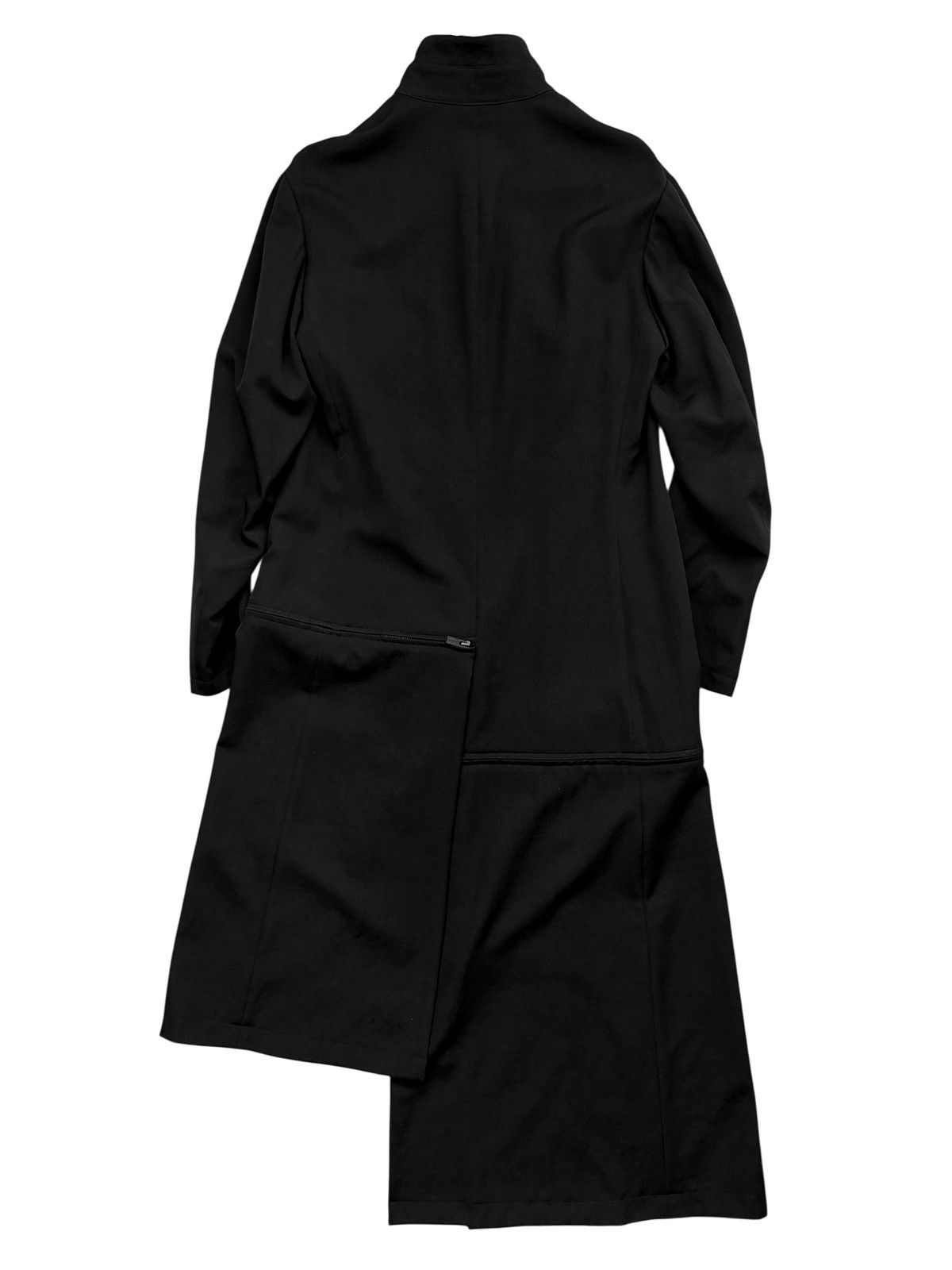 Yohji Yamamoto 2019 PH Zip Gabardine Wool Stand Collar Coat Size US M / EU 48-50 / 2 - 2 Thumbnail