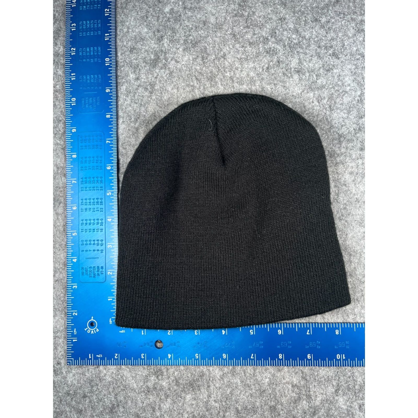 Vintage HitWear Beanie Toque Hat Knit 100% Acrylic Black One Size Adult Women Vintage: No Size ONE SIZE - 4 Thumbnail