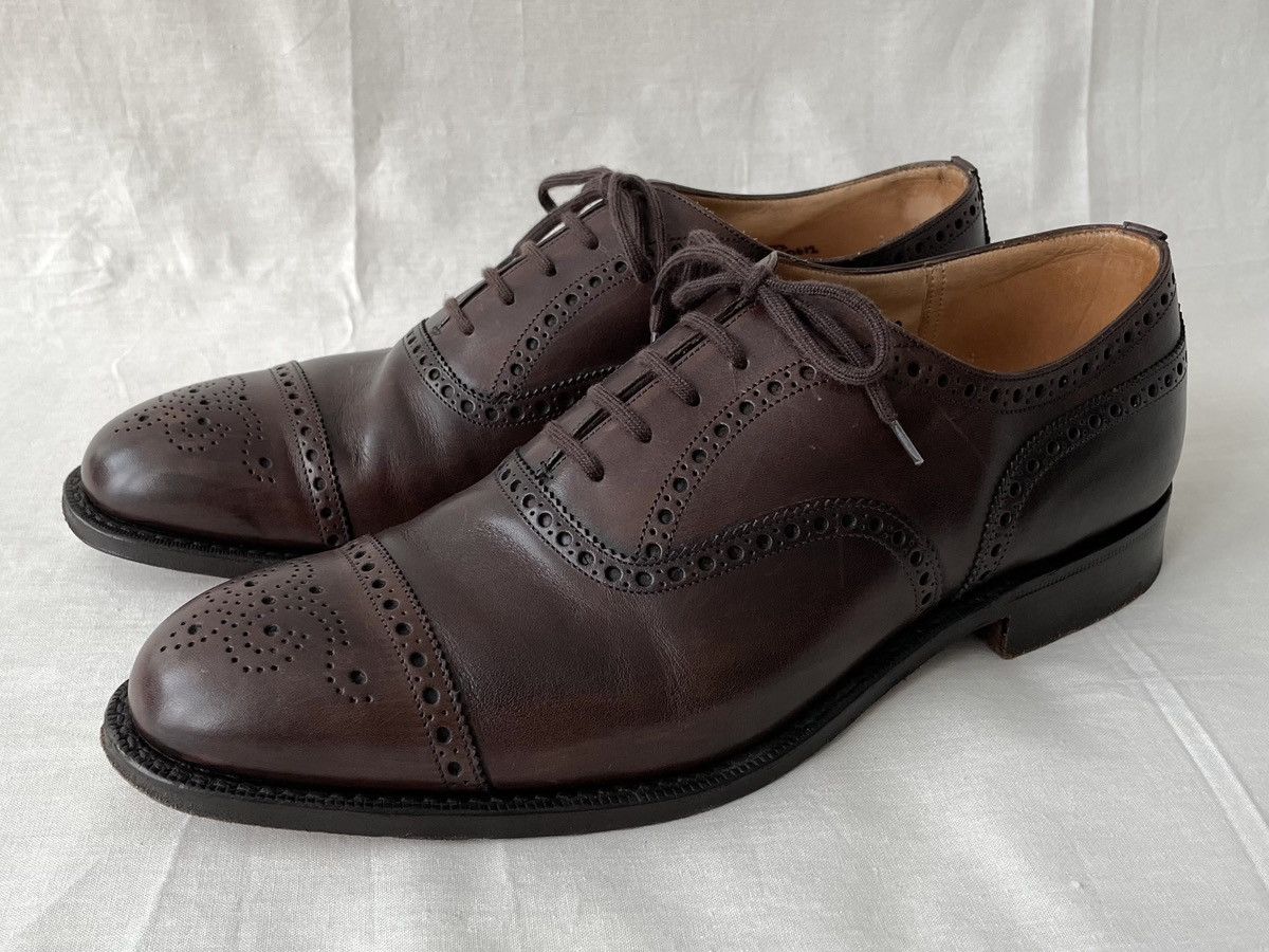 Church's Church's Diplomat Oxford Brogue Custom Grade Made in England Size US 10 / EU 43 - 9 Thumbnail