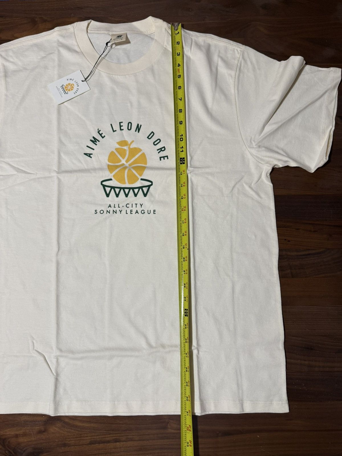 Aime Leon Dore × New Balance Aime Leon Dore ALD x New Balance NB SONNY NY Tee Cream Size US XXL / EU 58 / 5 - 6 Thumbnail