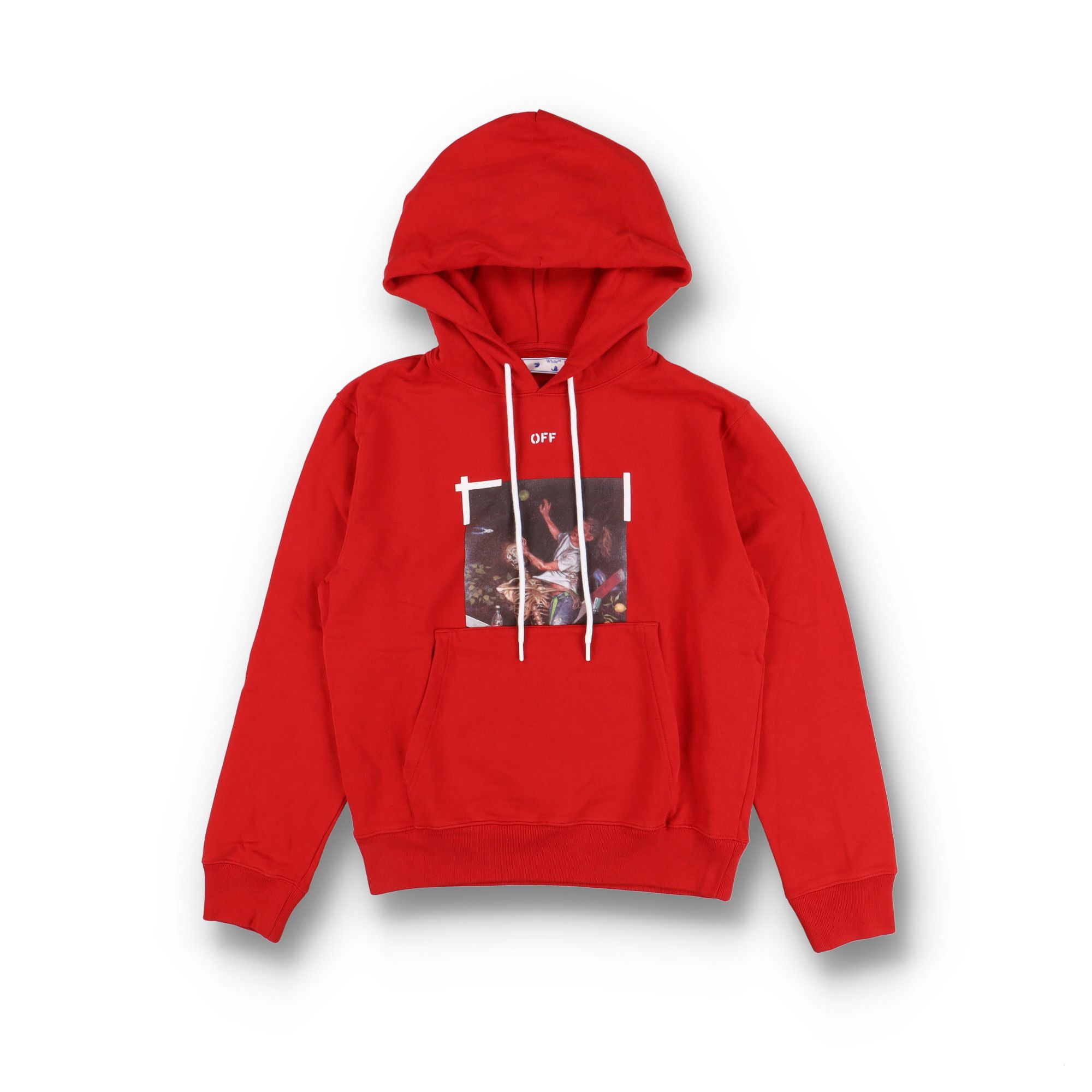 Off-White Red Pascal Skeleton Arrows Hoodie Size US M / EU 48-50 / 2 - 1 Thumbnail