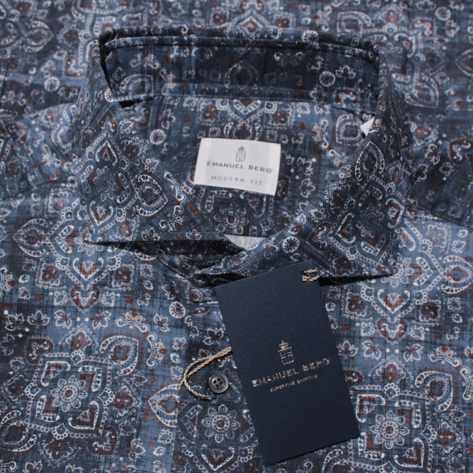 Other Emanuel Berg New with tags Shirt Size XL US In Blue Size US XL / EU 56 / 4 - 1 Thumbnail