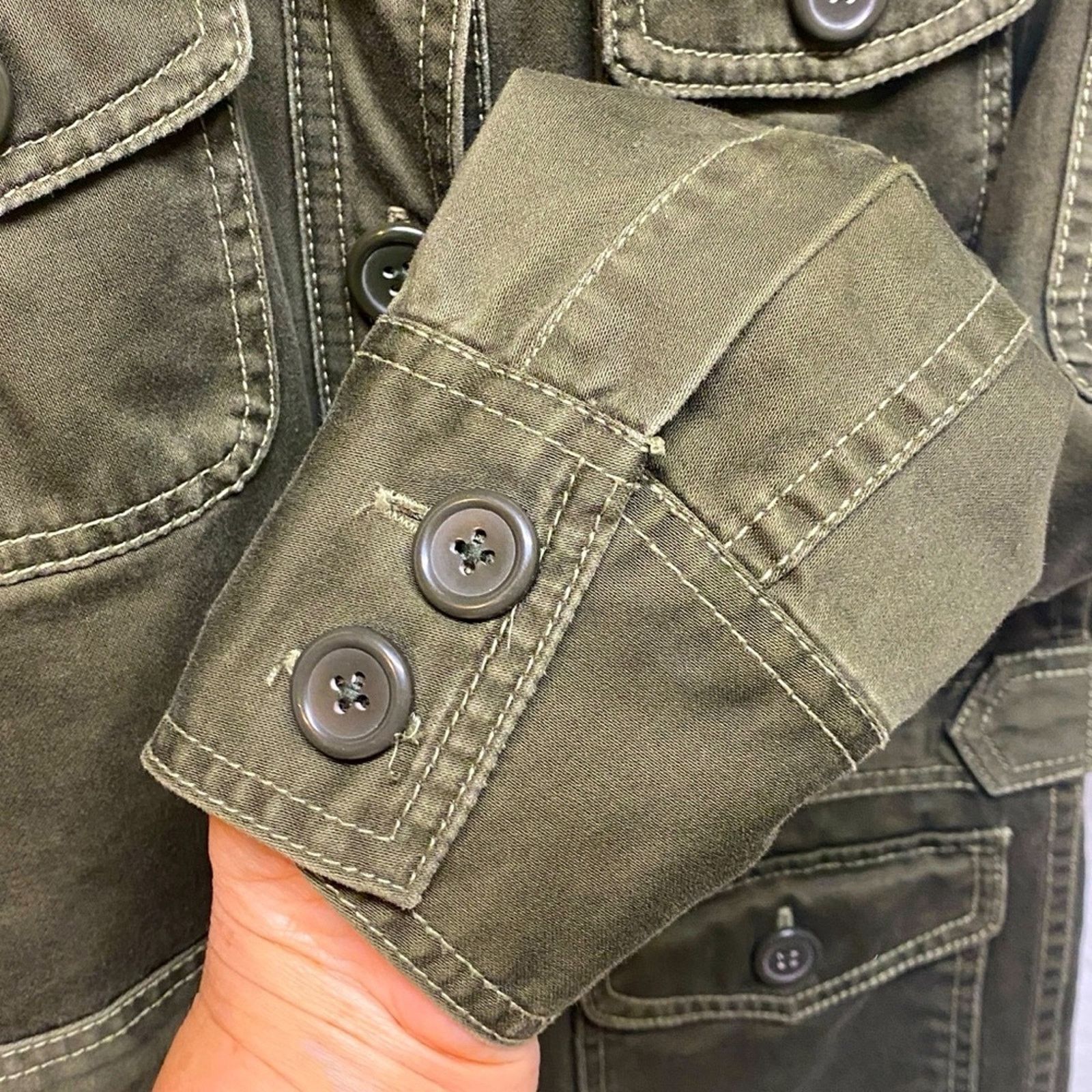 J.Crew Fabulous Italian green cargo, military style J. Crew jacket Size S / US 4 / IT 40 - 5 Thumbnail