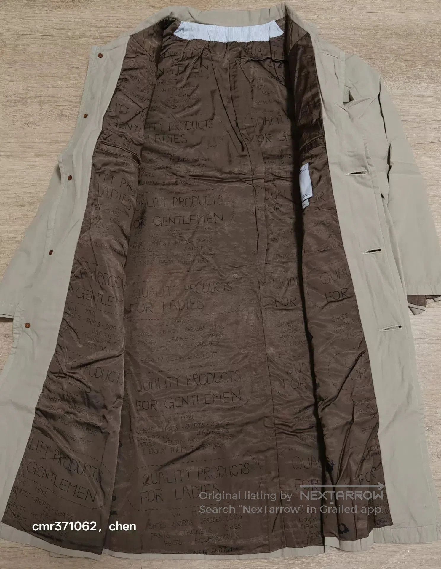 Visvim Beige Long Sleeve Button Front Coat Size S. Size US S / EU 44-46 / 1 - 5 Thumbnail