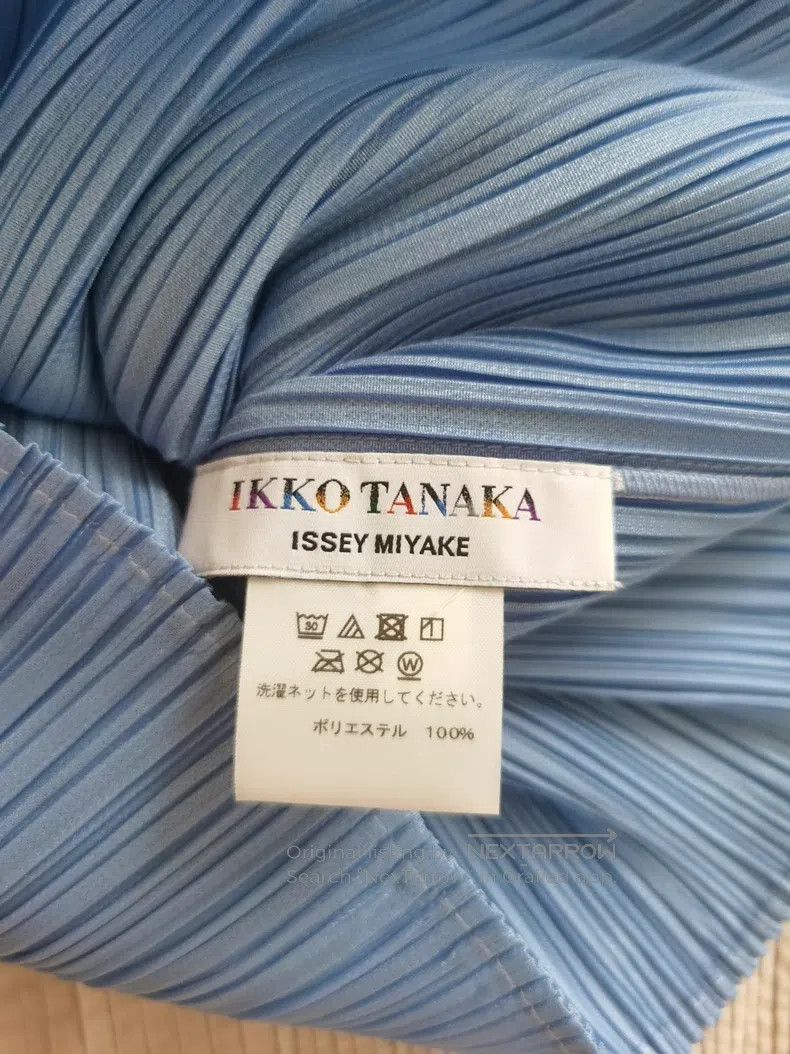 Issey Miyake Issey Miyake Blue Short Sleeve Size L / US 10 / IT 46 - 6 Thumbnail