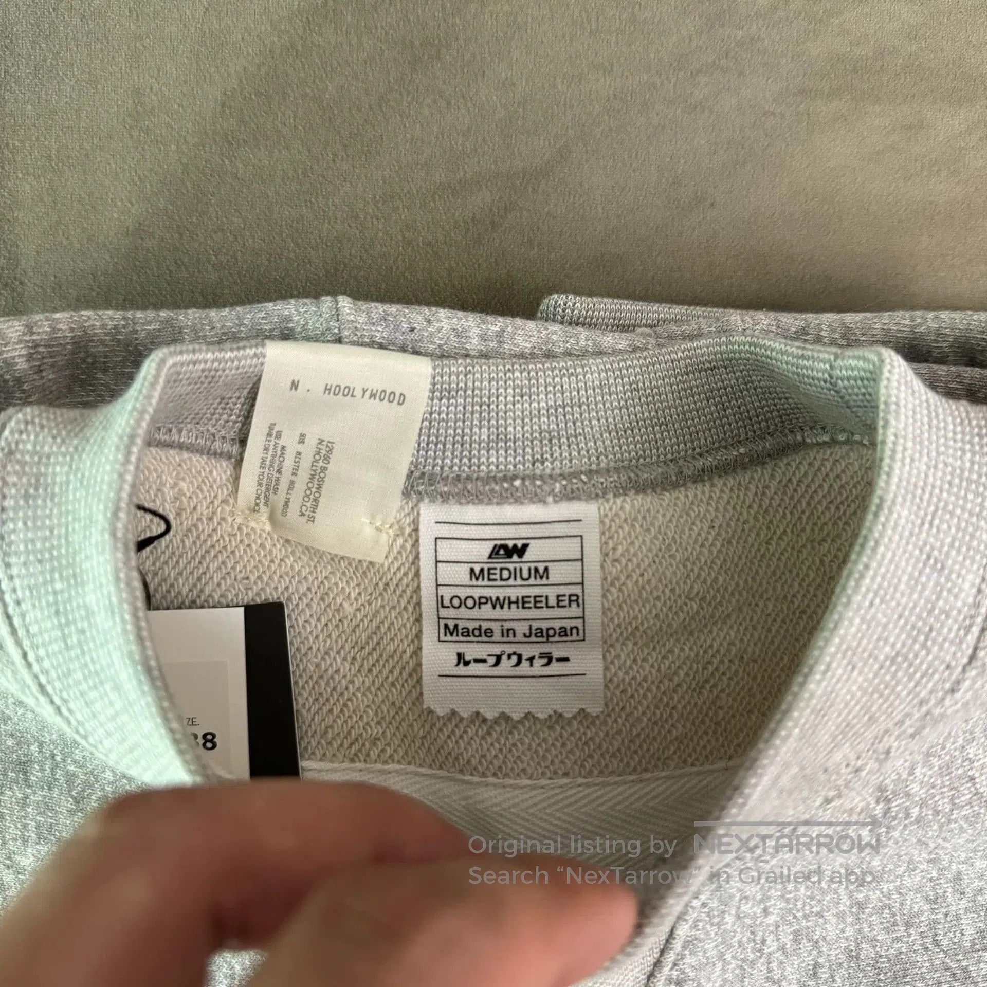 N.Hoolywood N.HOOLYWOOD x LOOPWHEELER 22SS Sweatshirt. Size US M / EU 48-50 / 2 - 4 Thumbnail