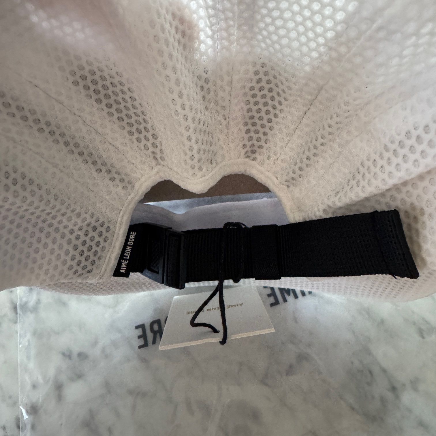 Aime Leon Dore Aime Leon Dore White Mesh Cycling Cap Size ONE SIZE - 4 Thumbnail