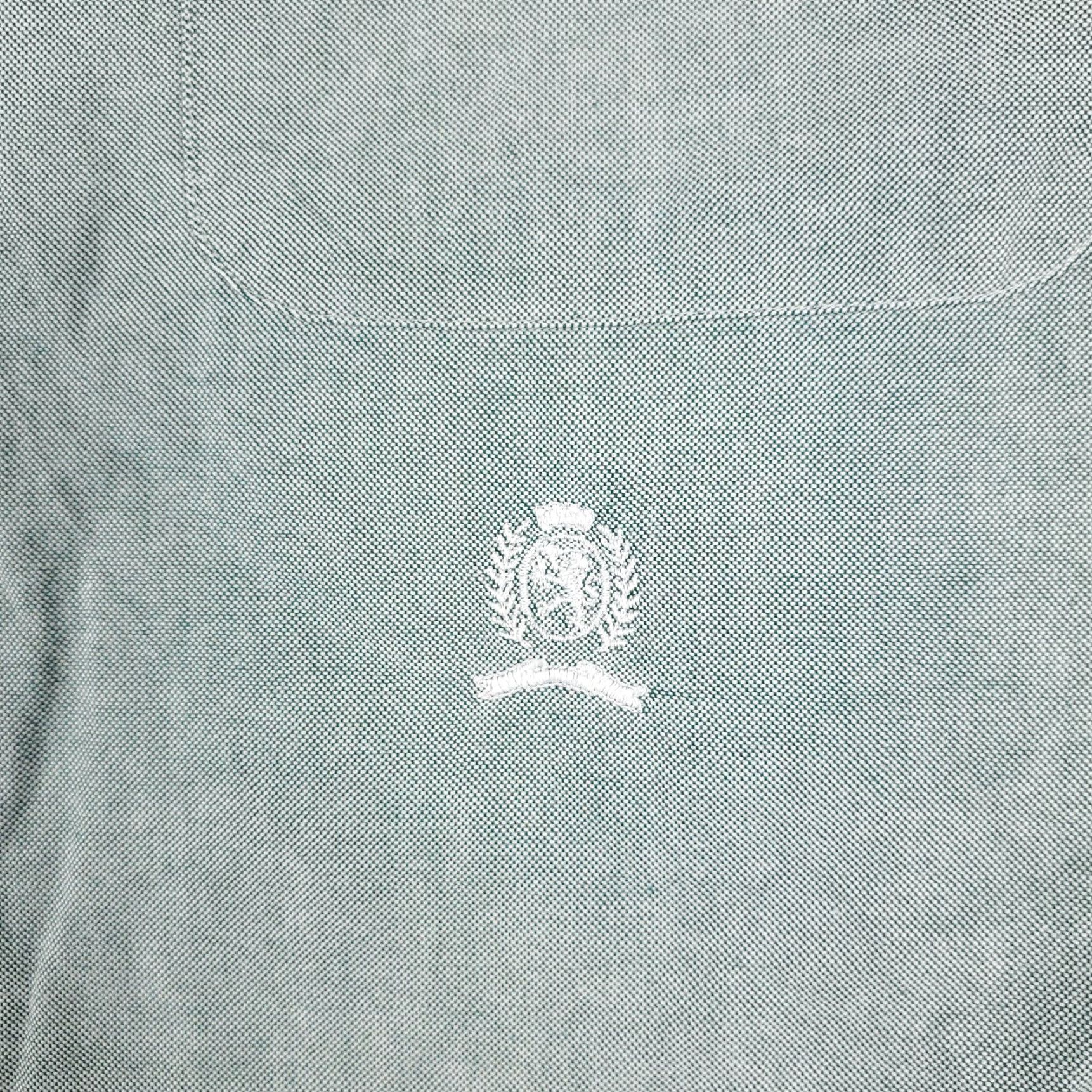Tommy Hilfiger Tommy Hilfiger Dress Shirt Mens 17 Green Check Button-Down Long Sleeve Regular 100% Cotton Vintage? No (but used) — 17 Neck Size Mens Shirt Size 46R - 2 Thumbnail
