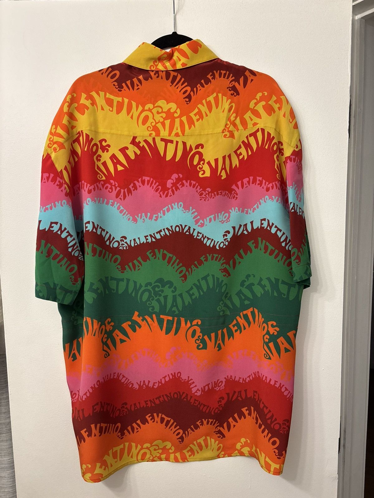 Valentino Valentino Printed Multicolor Silk Shirt Size US XL / EU 56 / 4 - 2 Thumbnail