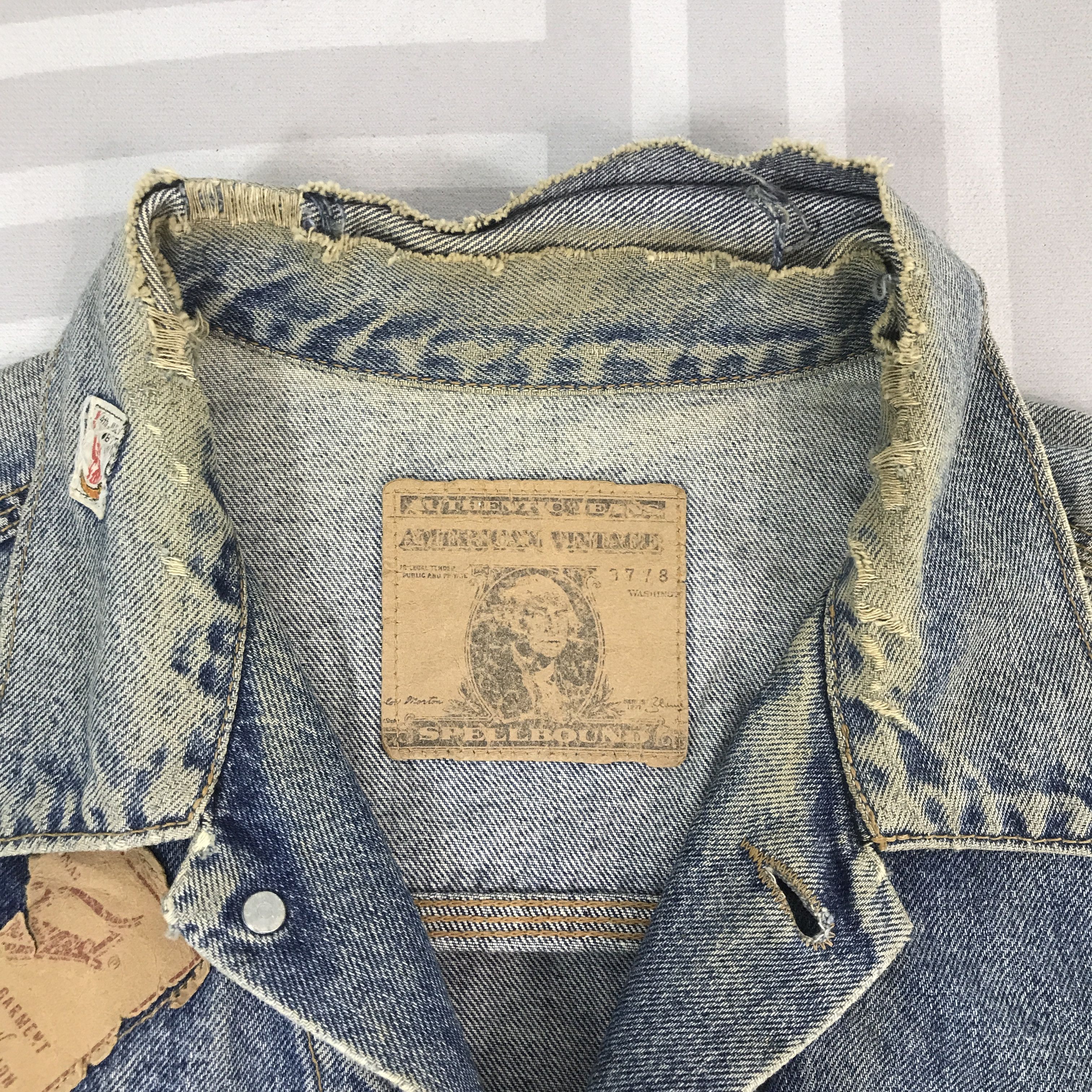 Spellbound Vintage Spellbound Distressed denim jacket Size US L / EU 52-54 / 3 - 8 Thumbnail