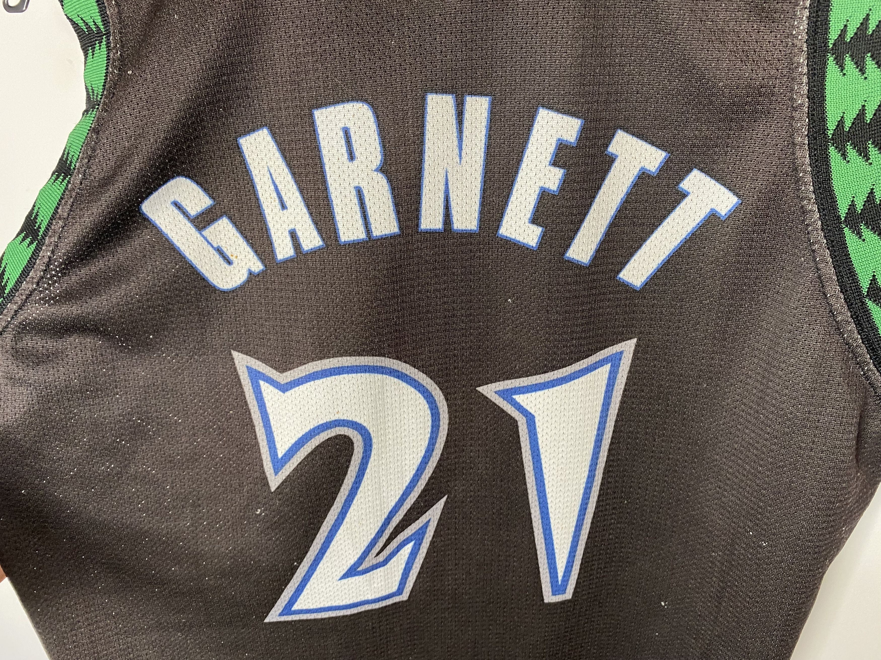 Champion GARNETT #21 MINNESOTA TIMBERWOLVES BASKETBALL JERSEY SHIRT Size US XS / EU 42 / 0 - 3 Thumbnail