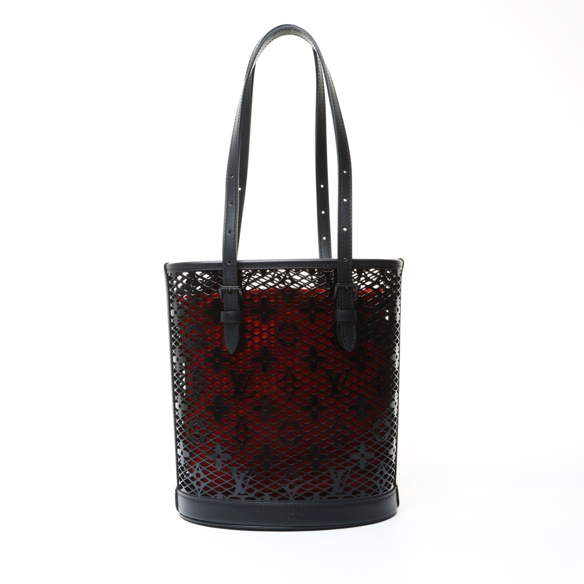 Louis Vuitton Louis Vuitton Lace Bucket PM Monogram Shoulder Bag in Black Size ONE SIZE - 1 Thumbnail