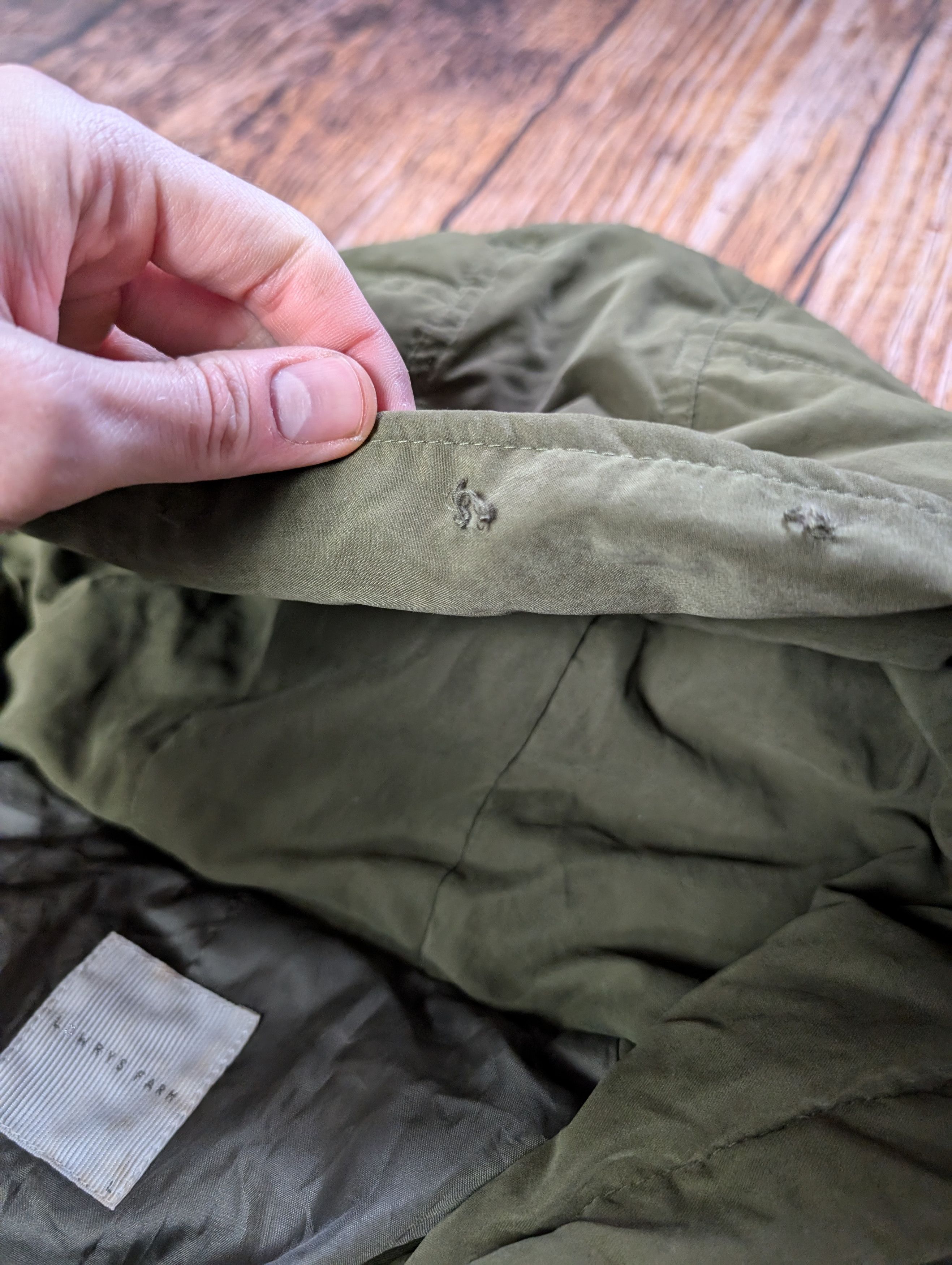 Designer × LOWRYS FARM Lowrys Farm Bomber Flight Jacket olive khaki puffer Size L / US 10 / IT 46 - 3 Thumbnail