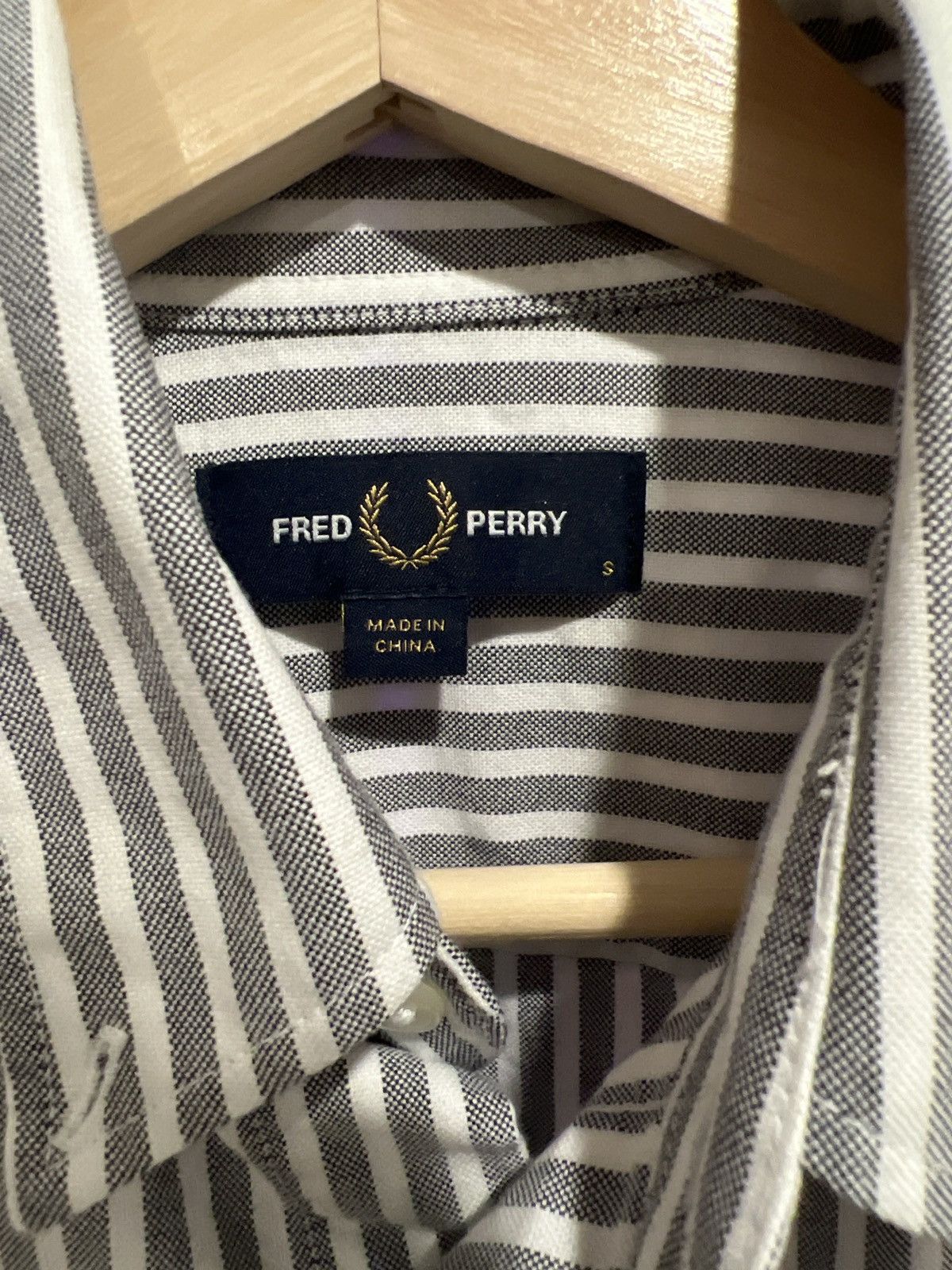 Fred Perry FRED PERRY STRIPE OXFORD SHIRT size small Size US S / EU 44-46 / 1 - 2 Thumbnail