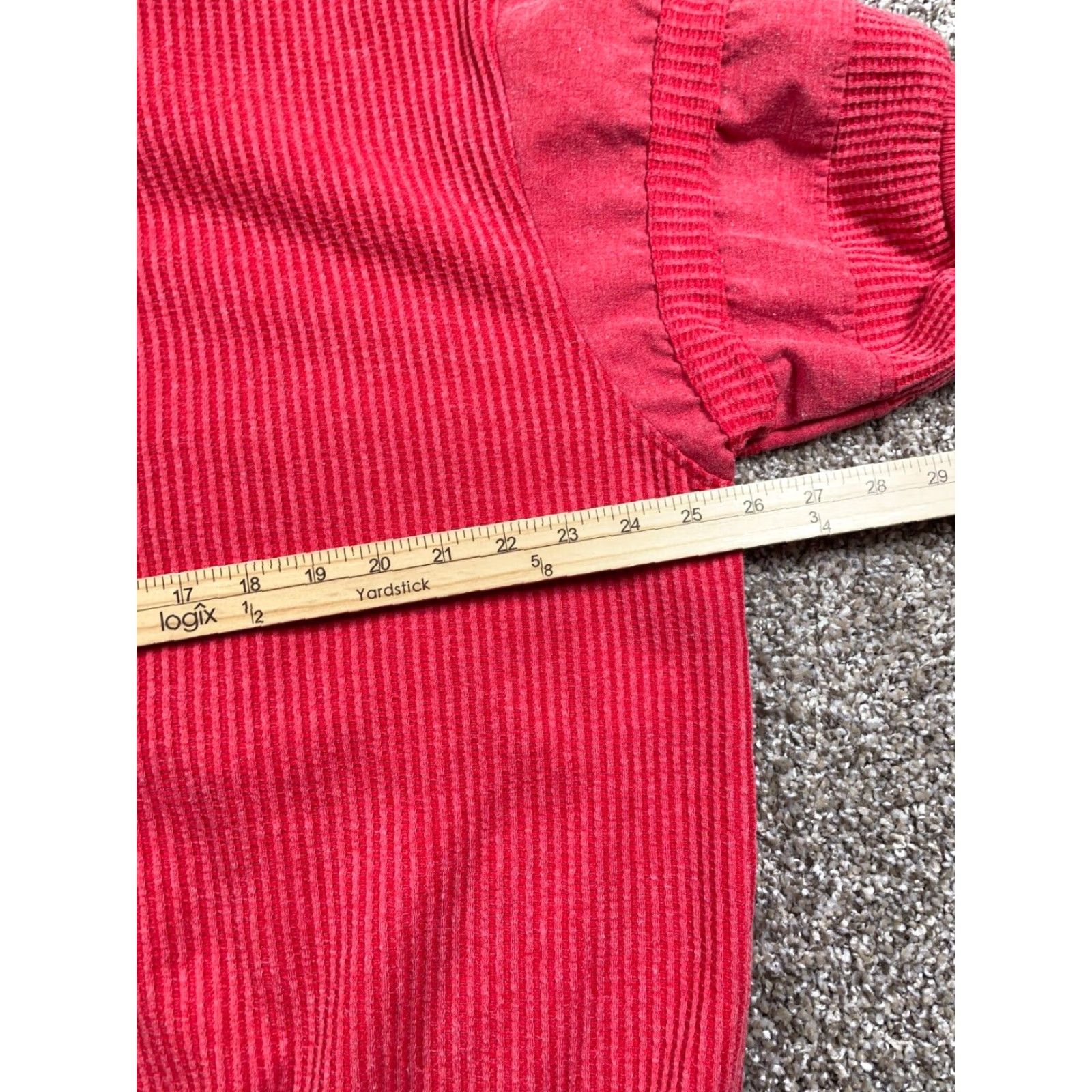 Vintage VINTAGE Knightsbridge Polo Shirt Man Big 2X Red Ribbed Paneled 80s 90s Casual Shirt Mens Red Knightsbridge Polo Shirt II Size US XXL / EU 58 / 5 - 6 Thumbnail