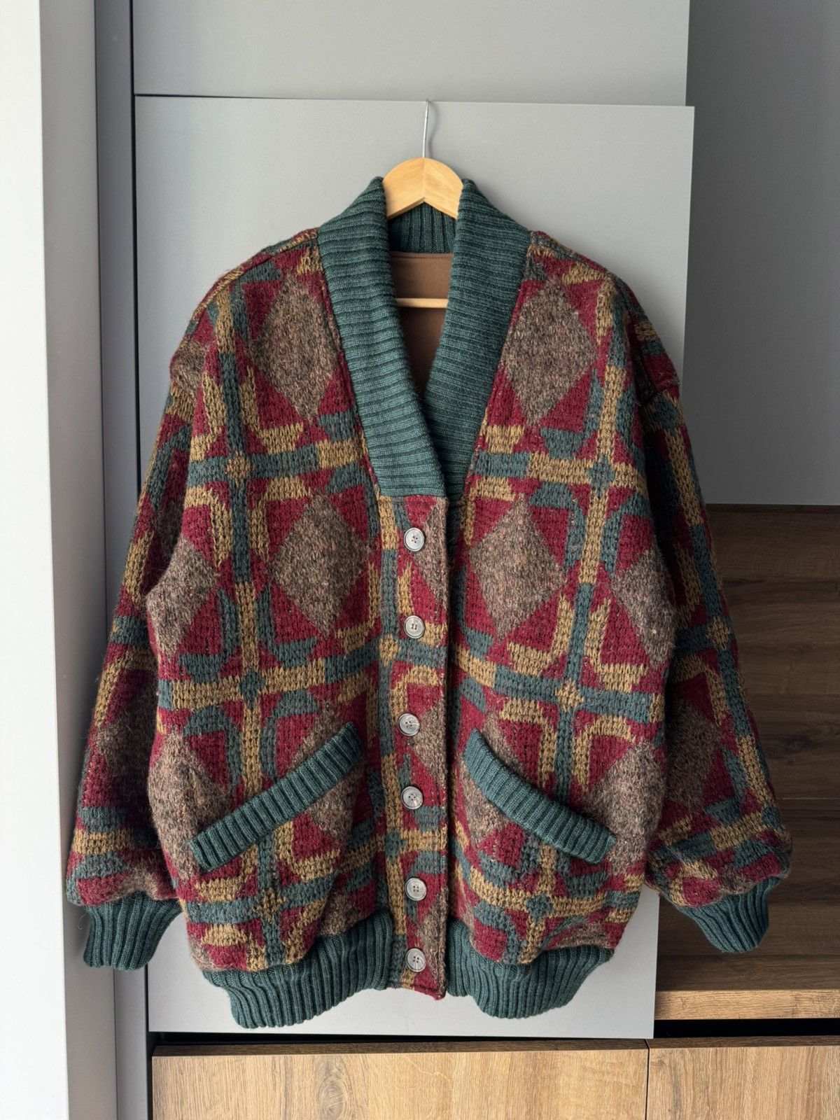 Missoni × Vintage Rare 🔥 Missoni Abstract Native Design Reversible Jacket Size US XL / EU 56 / 4 - 1 Thumbnail