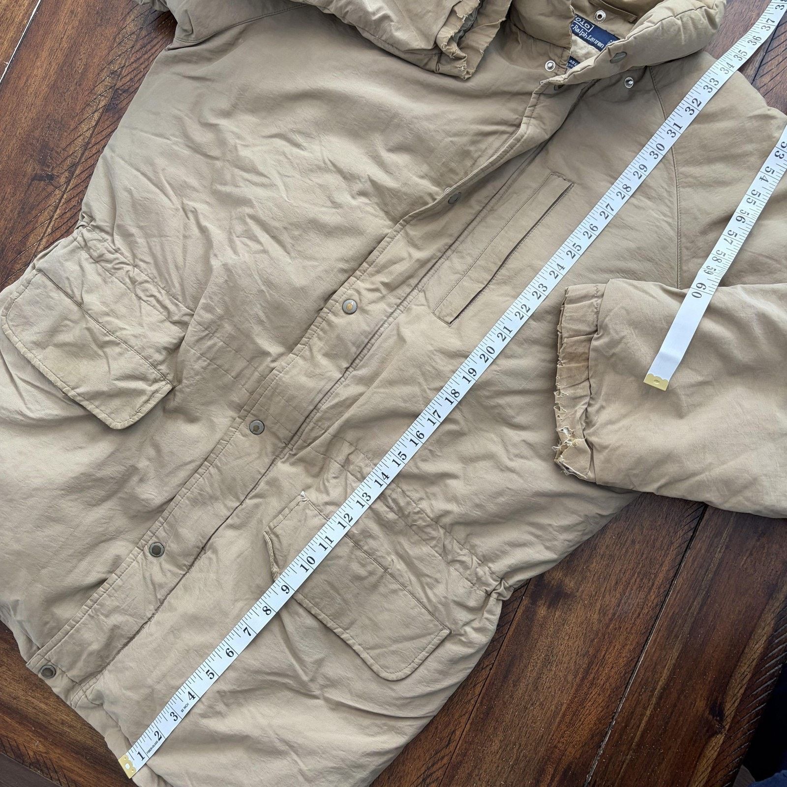 Polo Ralph Lauren Vintage Polo Ralph Lauren Coat M Beige Down Parka 1967 90s Size US M / EU 48-50 / 2 - 17 Thumbnail