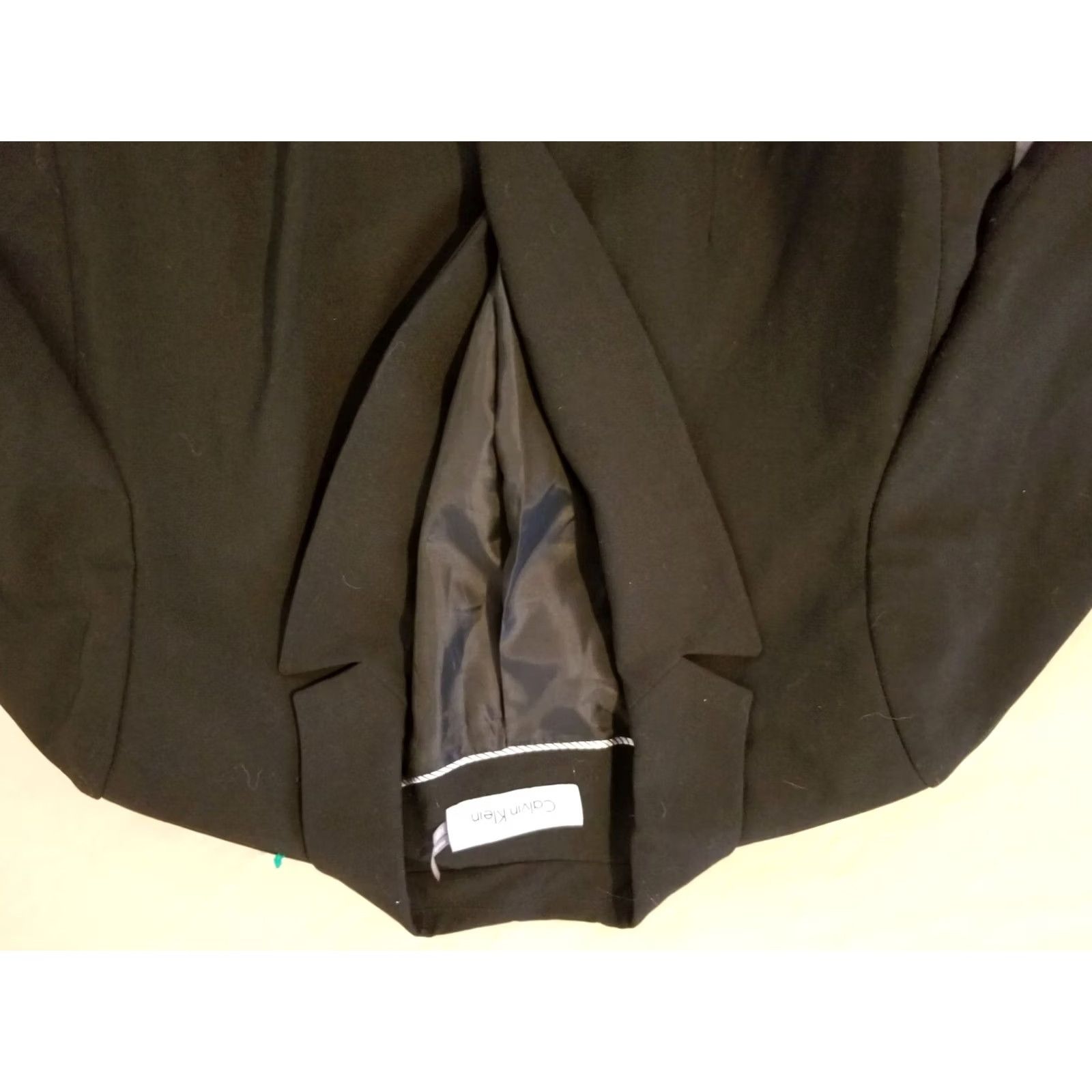 Calvin Klein Calvin Klein Blazer Jacket 10P Petite Black Women Womens Petite Blazer Basic Jacket 10P Calvin Klein Size L / US 10 / IT 46 - 2 Thumbnail