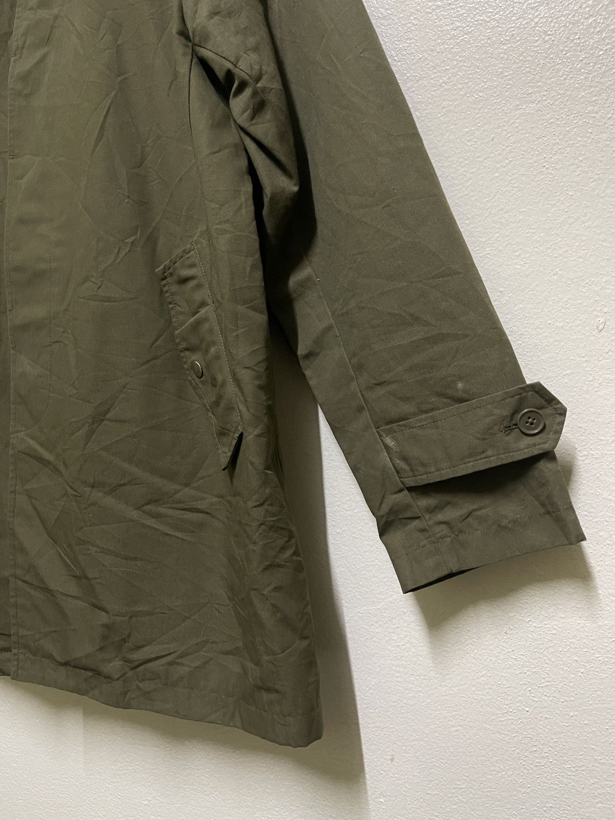 BASE CONTROL × Japanese Brand Base Control Green Army Jacket Parka Size US L / EU 52-54 / 3 - 7 Thumbnail
