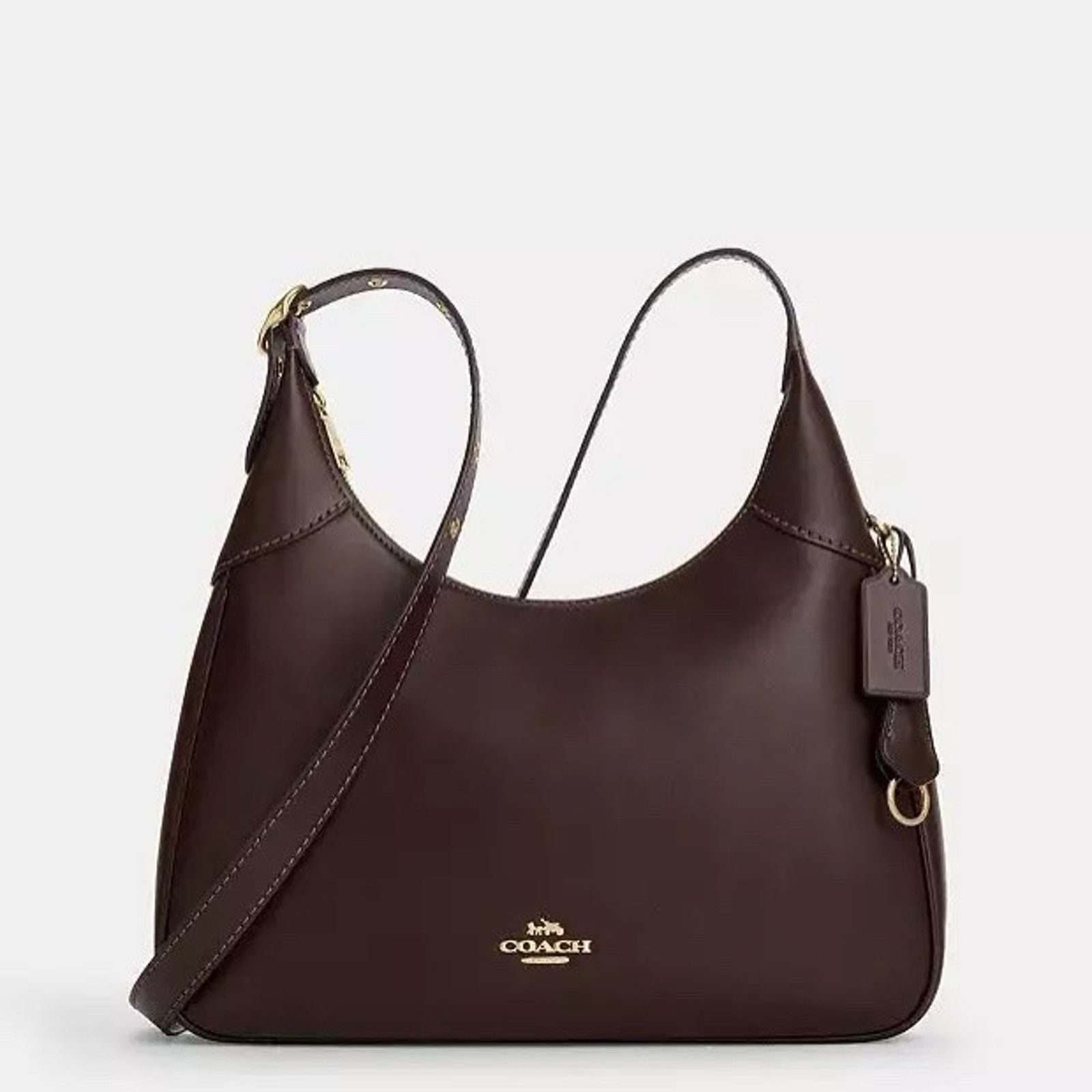 Coach NWT Coach Ella Shoulder Bag Leather CCE48 Espresso Size ONE SIZE - 6 Thumbnail