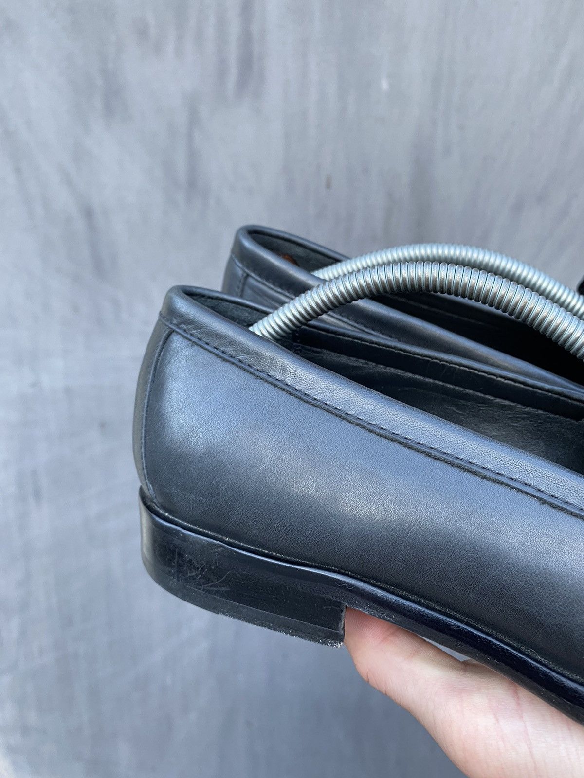 Officine Generale Officine Generale Black leather loafers size 43 Size US 9.5 / EU 42-43 - 3 Thumbnail