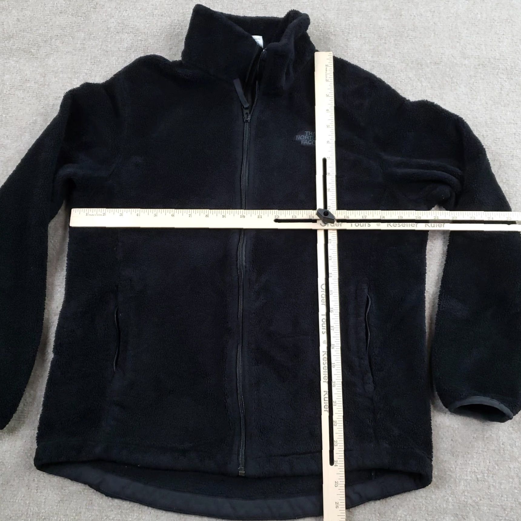The North Face The North Face Jacket Womens Large Black Fleece Full Zip Outdoor Warm Soft Size L / US 10 / IT 46 - 2 Thumbnail